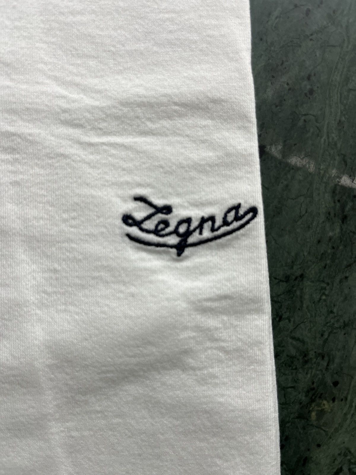 Ermenegildo Zegna Zegna embroidered logo tshirt Size US S / EU 44-46 / 1 - 3 Thumbnail