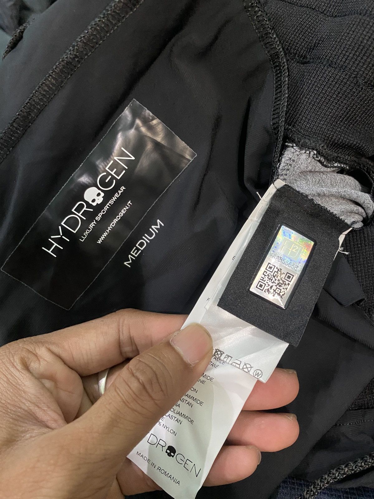 HYDROGEN 💥 VINTAGE HYDROGEN H2J 90S NYLON TRACK PANTS Y2K Size US 28 / EU 44 - 3 Thumbnail