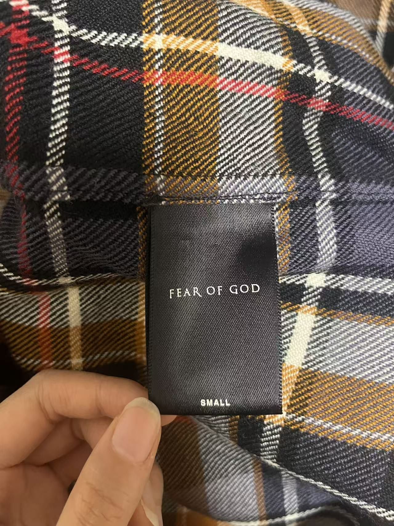 Fear of God flannel shirt size S denim collar.fifth 5th Size US S / EU 44-46 / 1 - 3 Thumbnail
