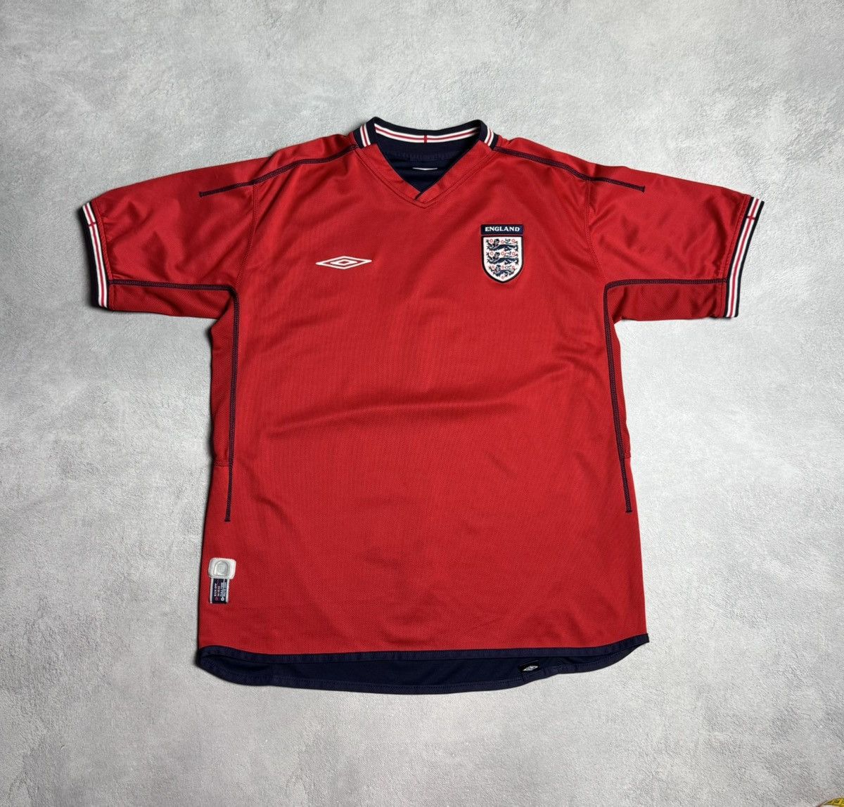 Umbro England 2002 2004 Away Shirt Soccer Jersey Reversible Umbro Size US XL / EU 56 / 4 - 1 Thumbnail