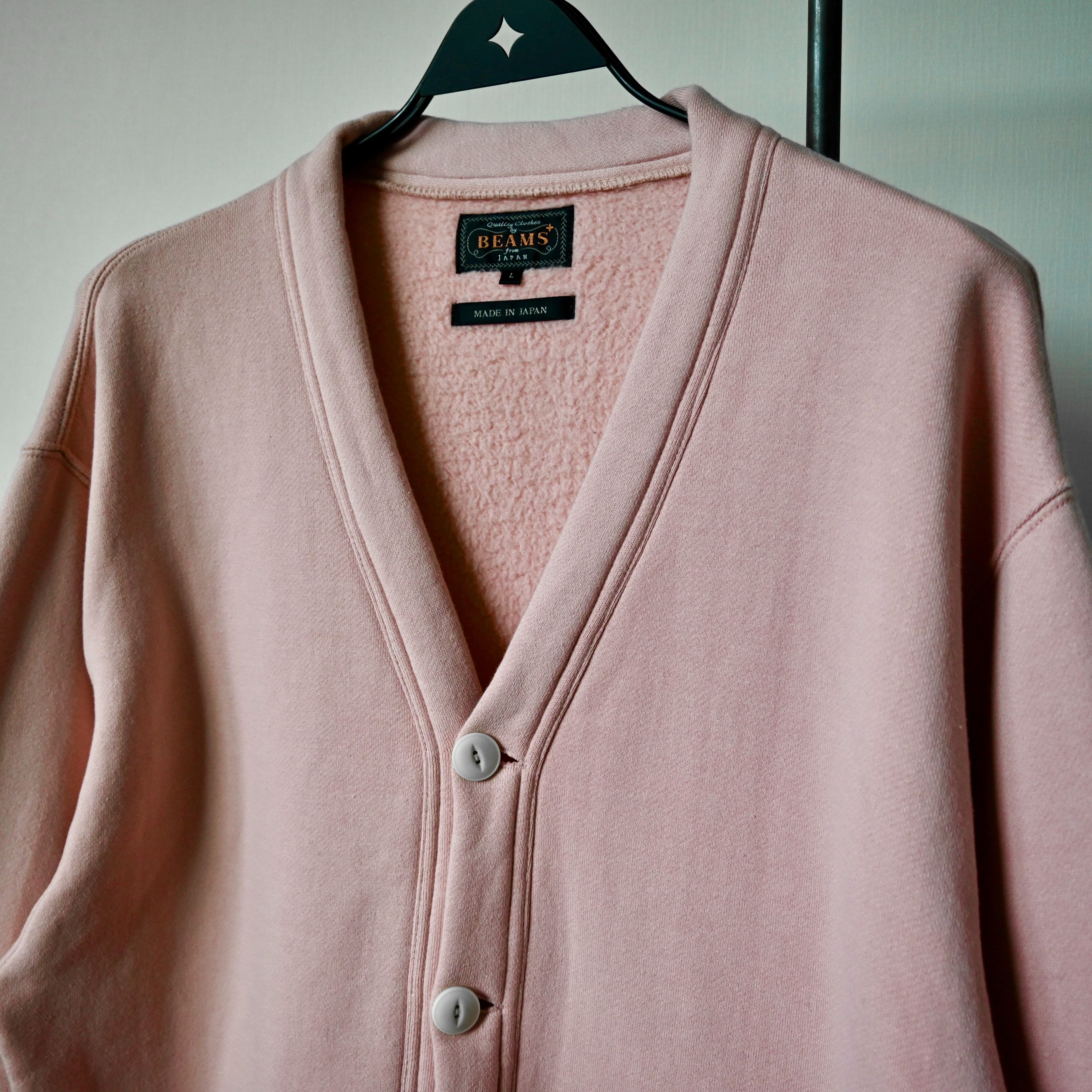 Beams Plus BEAMS Plus soft-fleeced sweat V cardigan, made in Japan Size US L / EU 52-54 / 3 - 4 Thumbnail