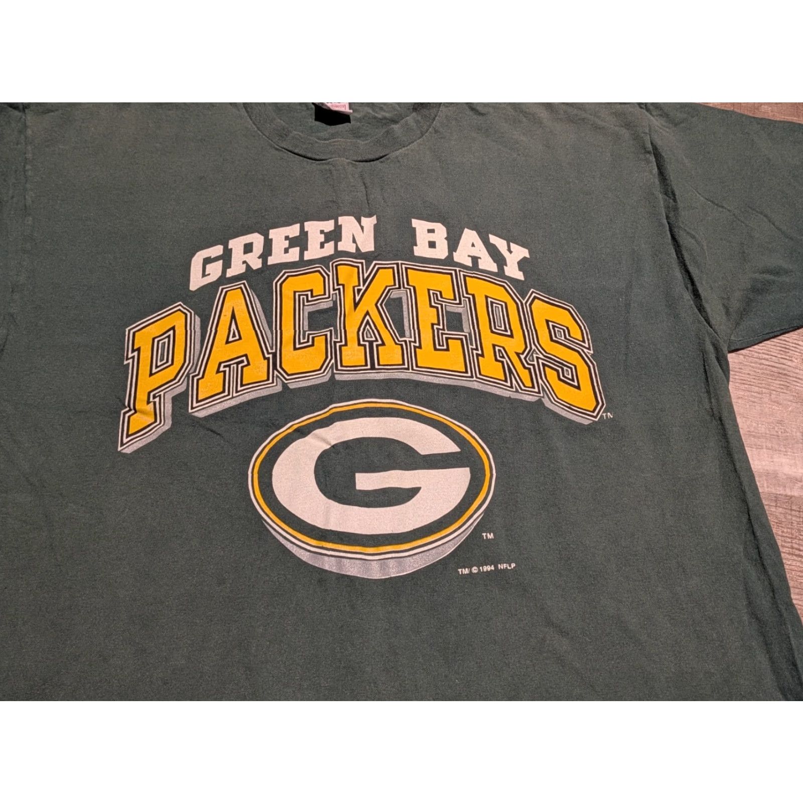 Delta VINTAGE Green Bay Packers Tee Shirt Main Selling Point: Spellout Logo T-Shirt XL Men 1990s Green USA Packers Single Stitch N/A Size US XL / EU 56 / 4 - 2 Thumbnail