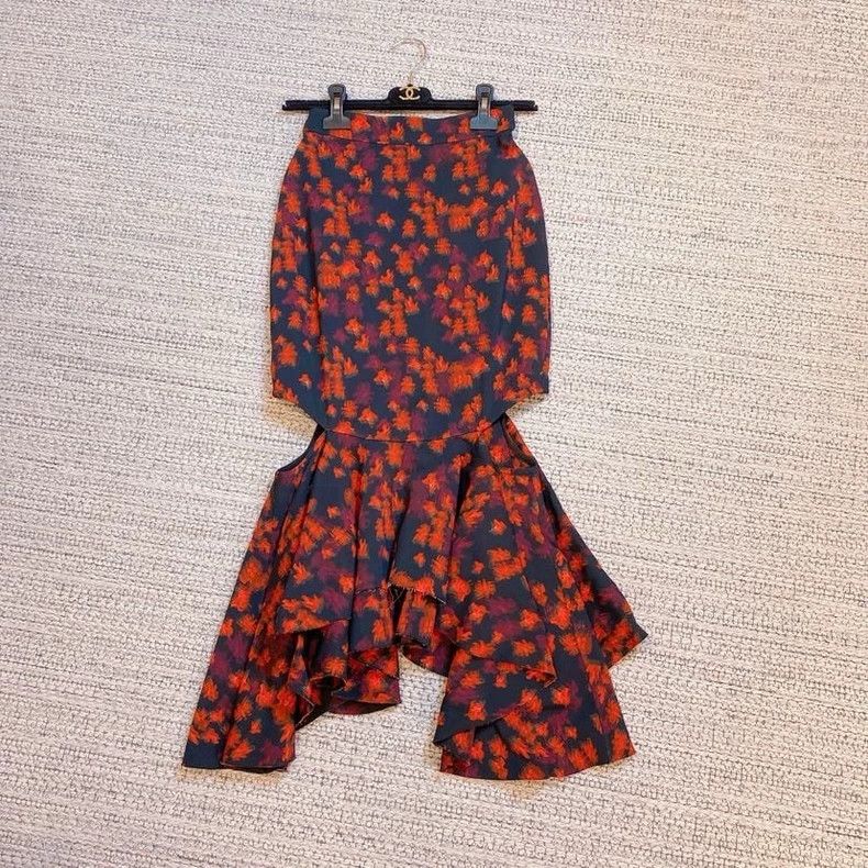 Givenchy Givenchy Size34 Unique Design Midi Skirt Size S / US 4 / IT 40 - 3 Thumbnail