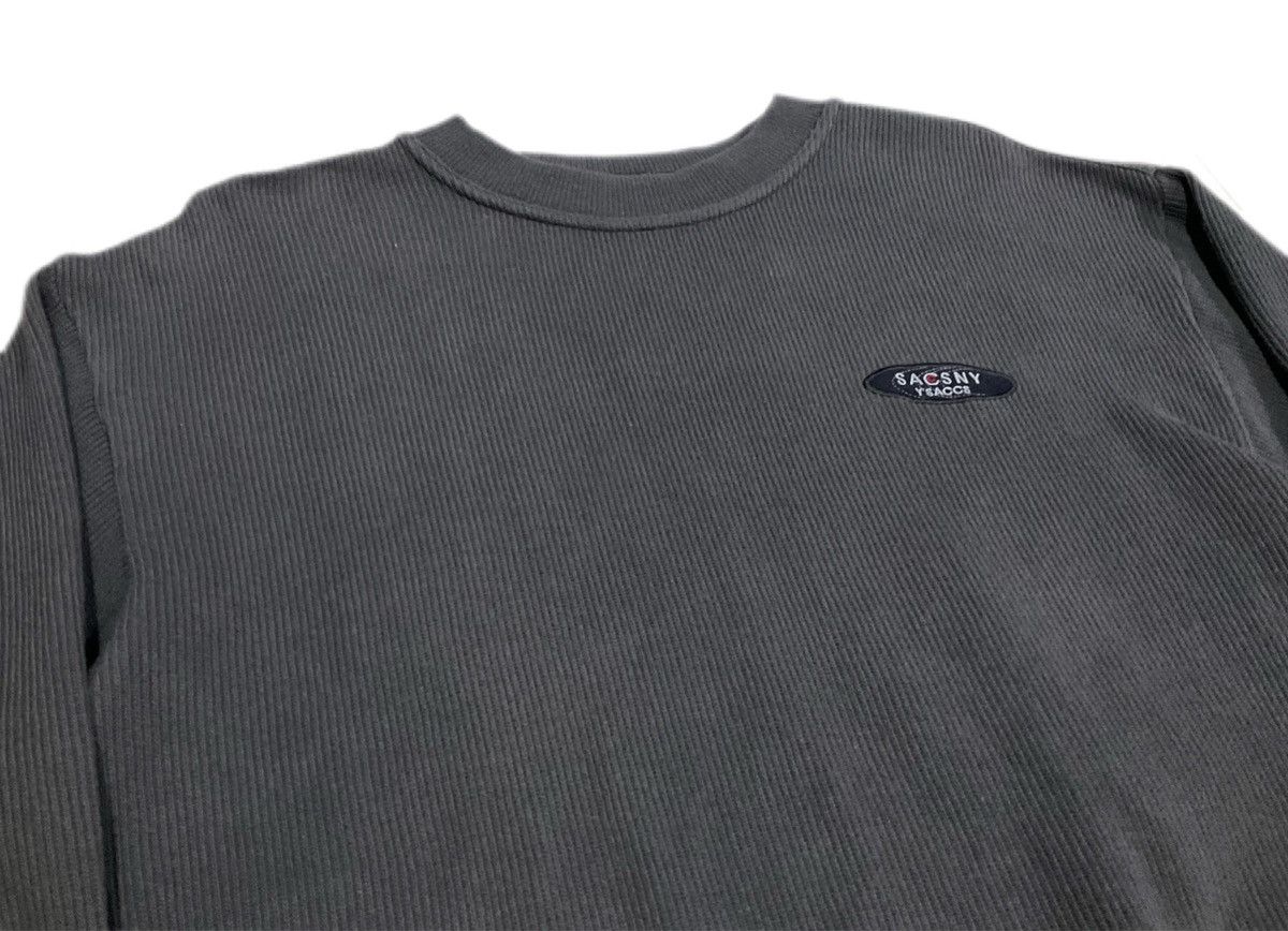 Y's × Yohji Yamamoto 🔥Vintage Sacsny Y’saccs Yohji Yamamoto Thermal Sweater Size US M / EU 48-50 / 2 - 2 Thumbnail