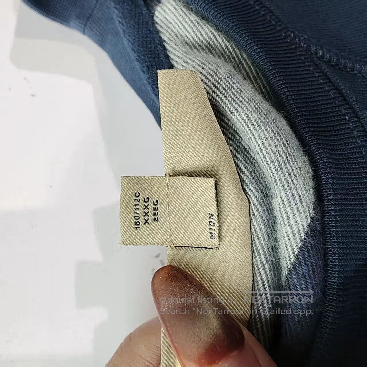 Burberry burberry blue sweatshirt with subtle logo design. Size US M / EU 48-50 / 2 - 4 Thumbnail