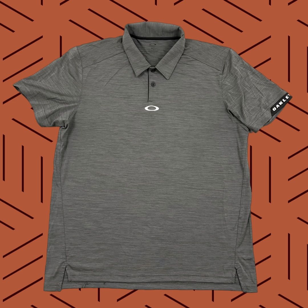 Oakley Oakley Polo Shirt Mens XL Gray Tailored Fit Performance Golf Sport Casual Office Size US XL / EU 56 / 4 - 1 Thumbnail
