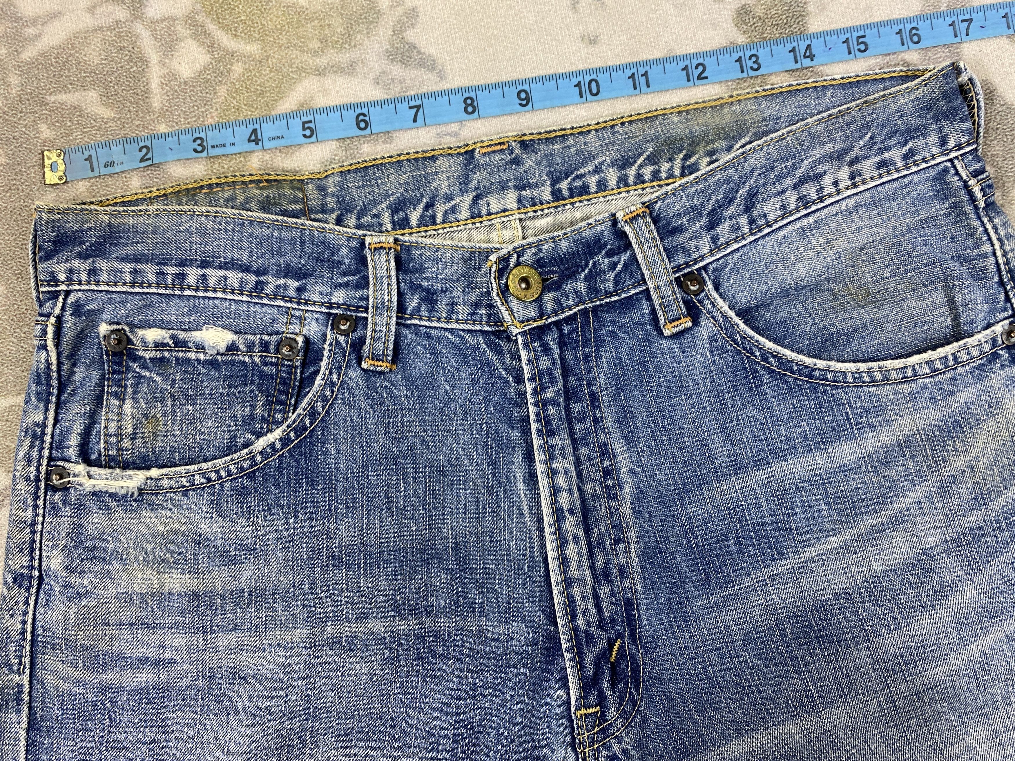 Levi's Distressed Blue Vintage Levi's 503 33x29.5 Denim -SJ160 Size US 33 - 5 Thumbnail