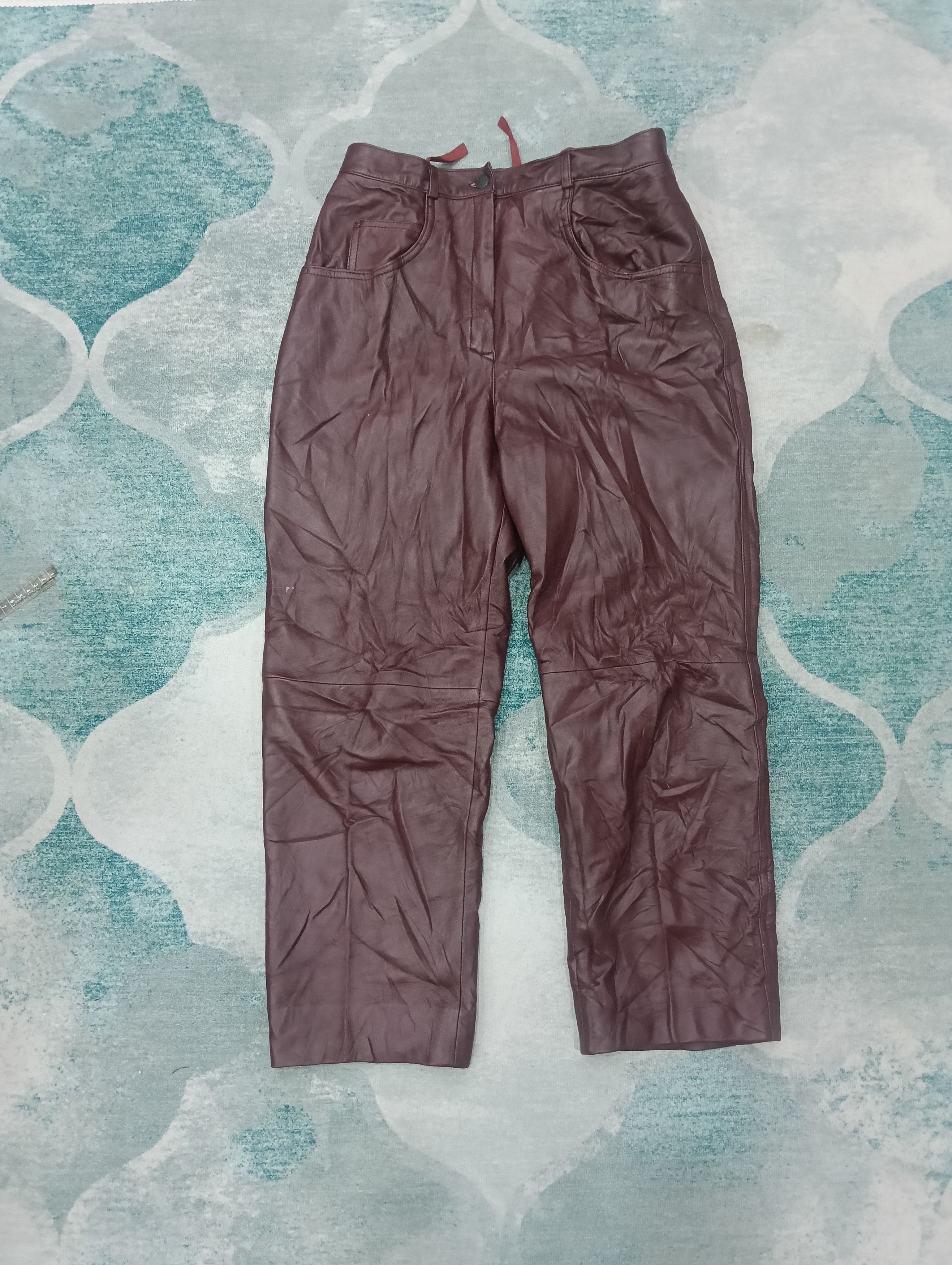 Army Of Me × Vintage Vintage Germany 13 Star Pant Like Leather Size US 28 / EU 44 - 1 Thumbnail