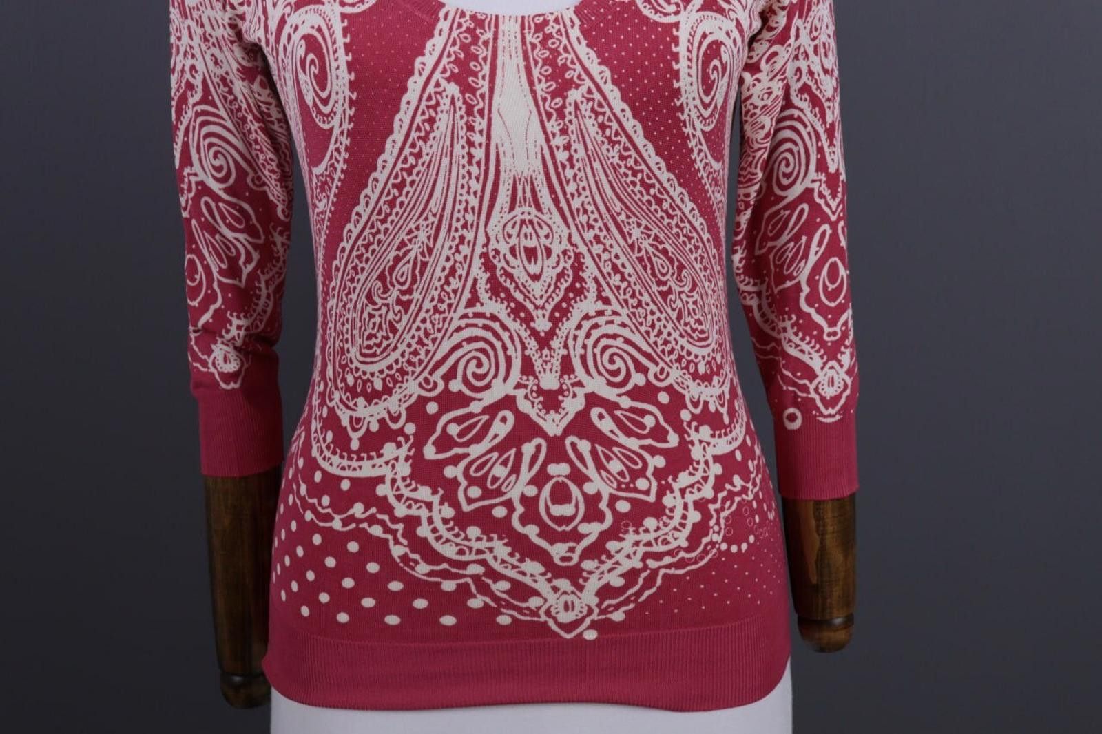 Etro Etro Milano Multicolour Paisley Silk Top Shirt Size 42 Size M / US 6-8 / IT 42-44 - 2 Thumbnail