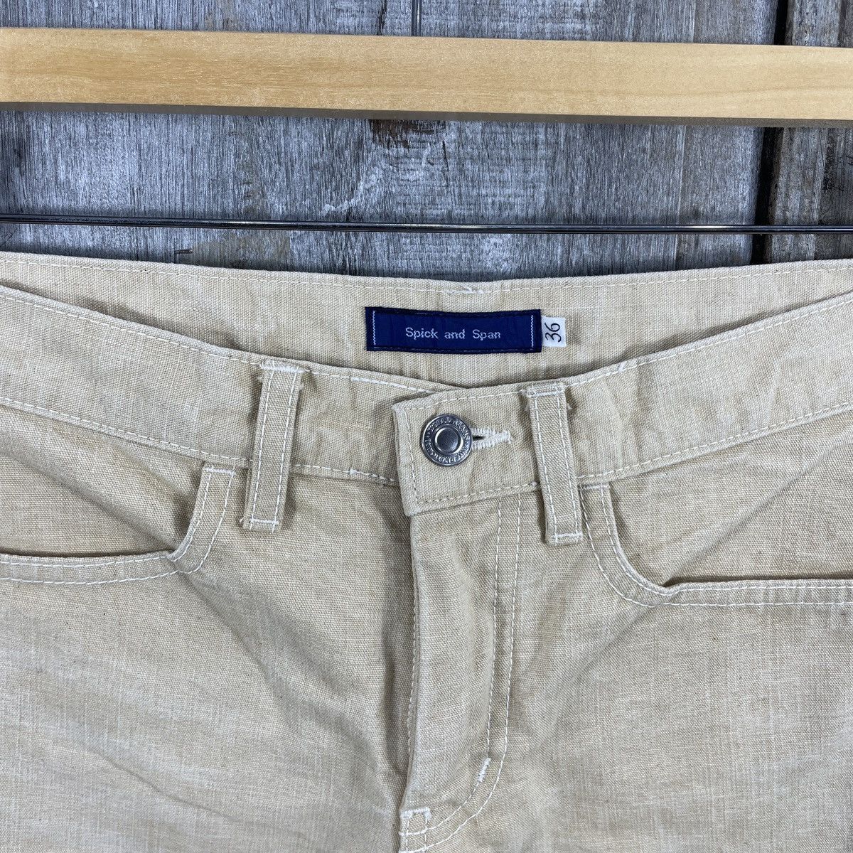 Designer × Japanese Brand × Vintage Vintage Japanese Brand Spick and Span Wide Leg Pants Size 28" / US 6 / IT 42 - 7 Thumbnail