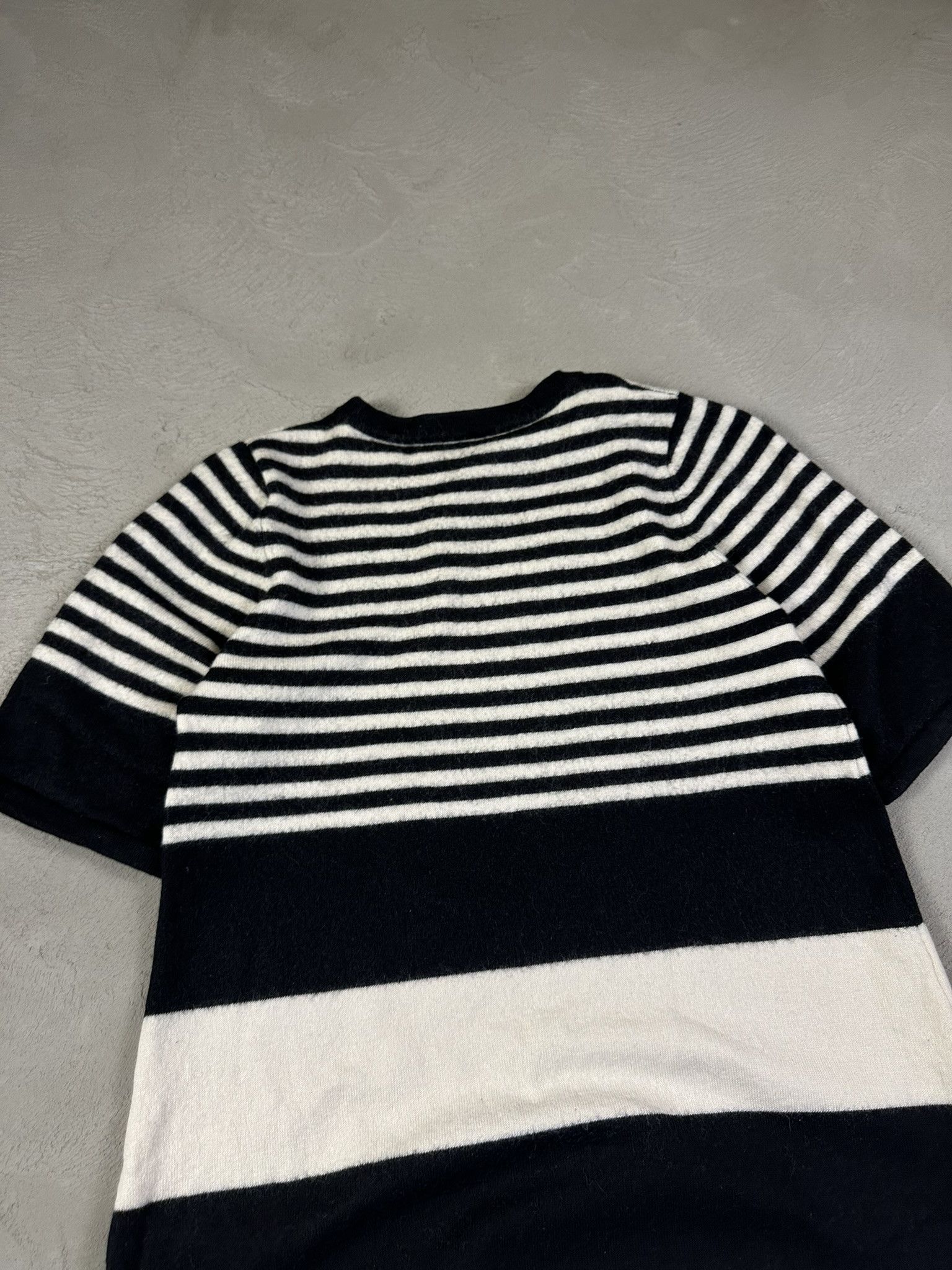 Designer × Japanese Brand × Marimekko Marimekko Wool Knit Stripped T-shirt Size US S / EU 44-46 / 1 - 3 Thumbnail