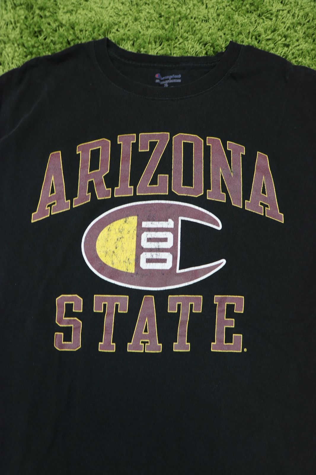 Champion Vintage Champion Arizona State Sun Devils Black T Shirt Size US L / EU 52-54 / 3 - 3 Thumbnail