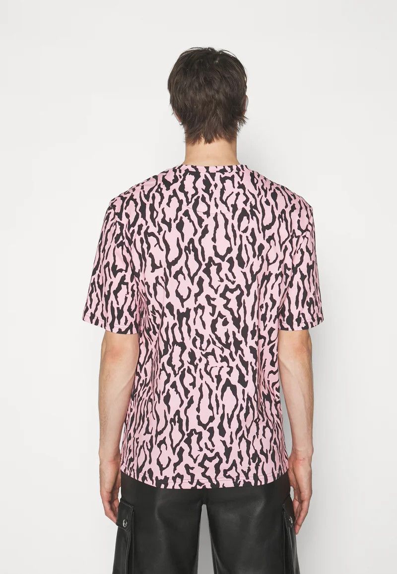 Moschino o1y0225 Logo T-Shirt in Pink/Black Size US M / EU 48-50 / 2 - 3 Thumbnail