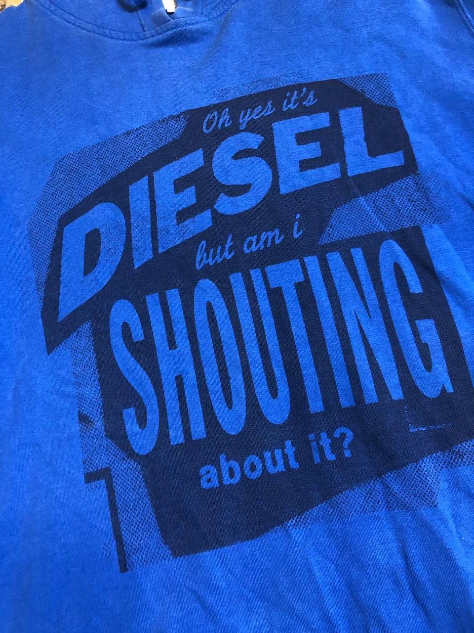 Diesel Vintage Diesel Big Double logo Y2K Hoodie Size US XL / EU 56 / 4 - 7 Thumbnail