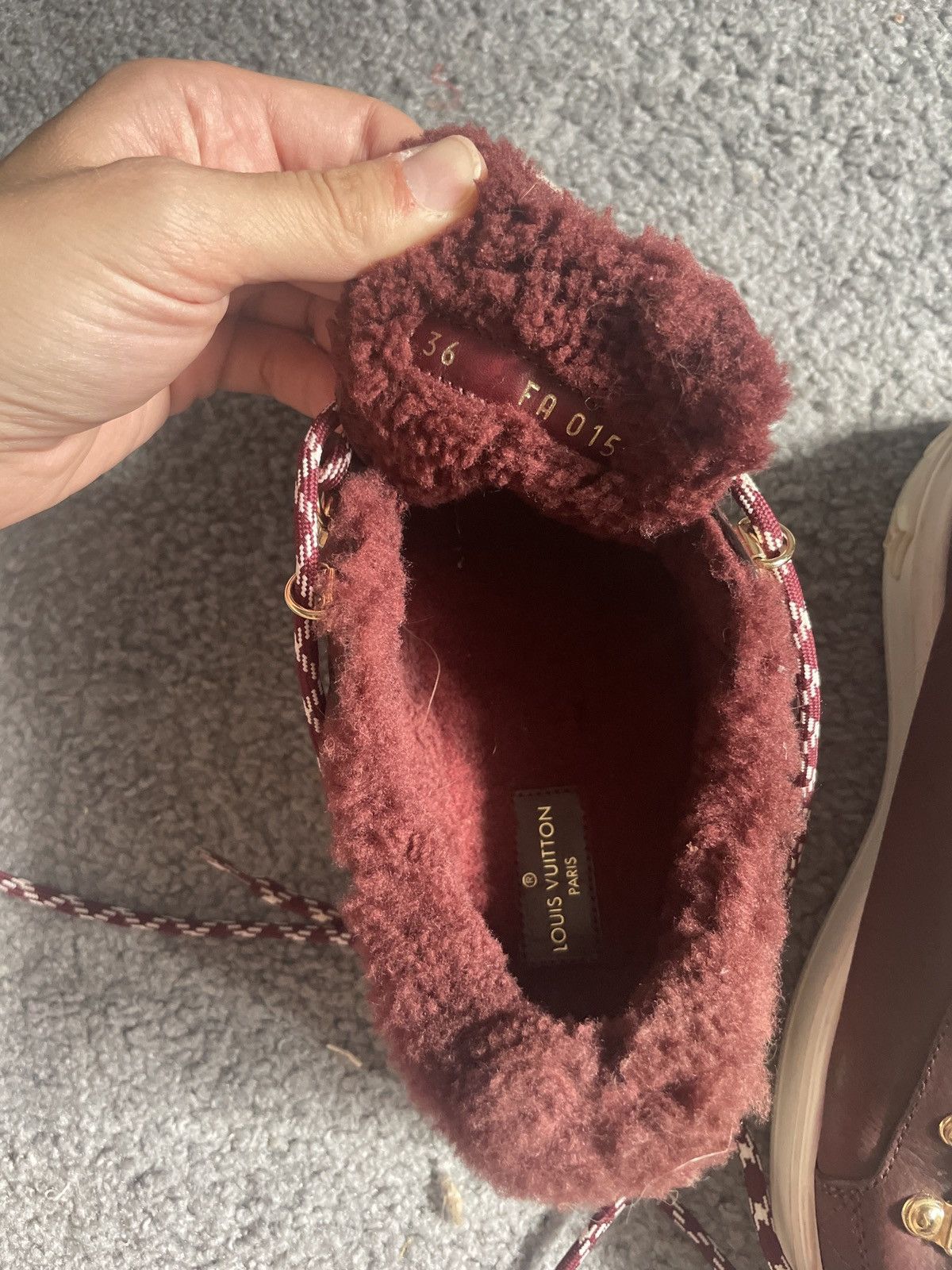Louis Vuitton Louis Vuitton Time Out faux fur trainers Size US 6 / IT 36 - 2 Thumbnail