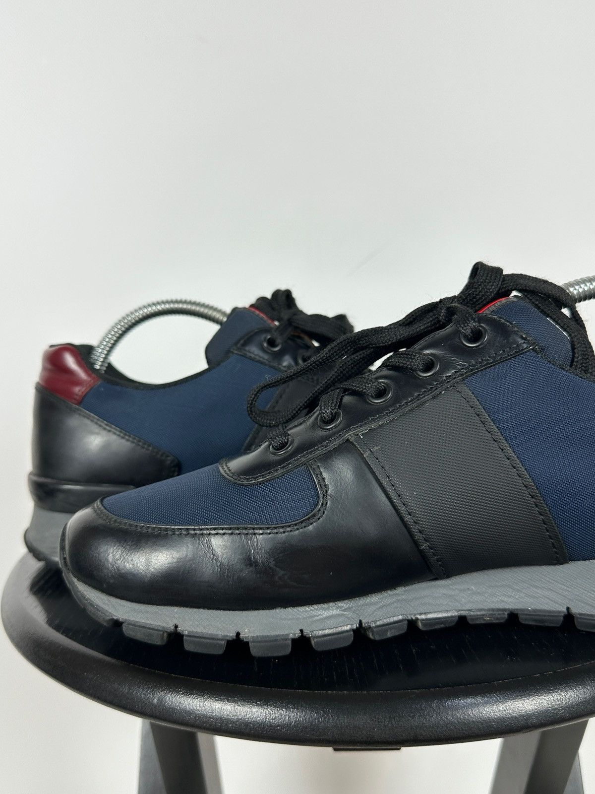 Prada Prada Matchrace Leather Sneakers Size US 7 / EU 40 - 21 Thumbnail