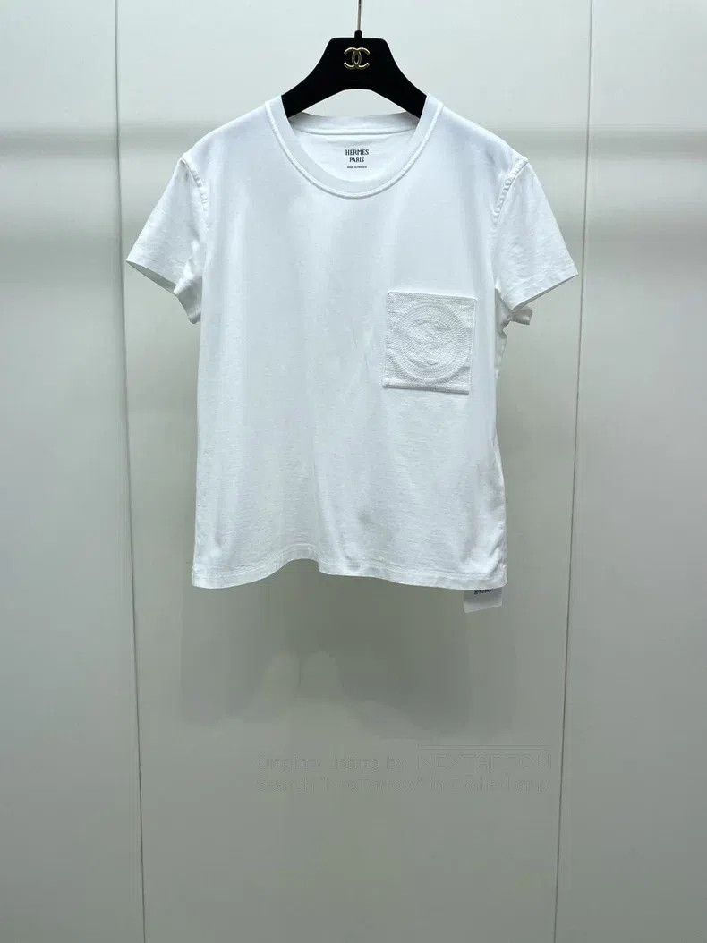 Hermes Hermes Clearance White Short Sleeve T-Shirt Size XS / US 0-2 / IT 36-38 - 1 Thumbnail