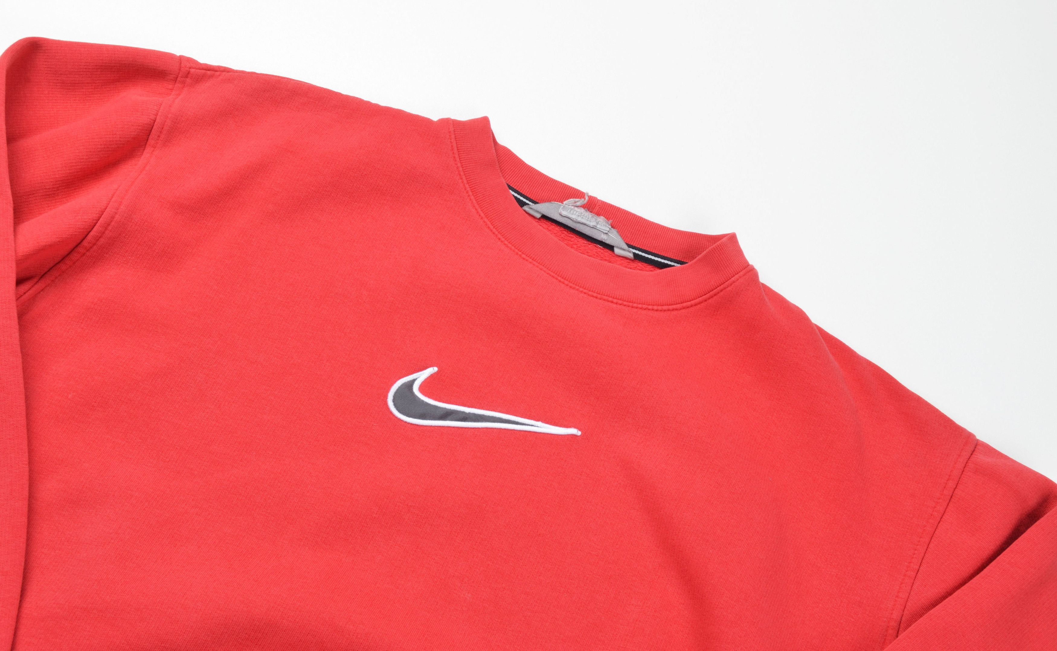 Nike Vintage Nike 90's Big Swoosh Baggy Fit Crew Neck Sweatshirt Size US M / EU 48-50 / 2 - 2 Thumbnail