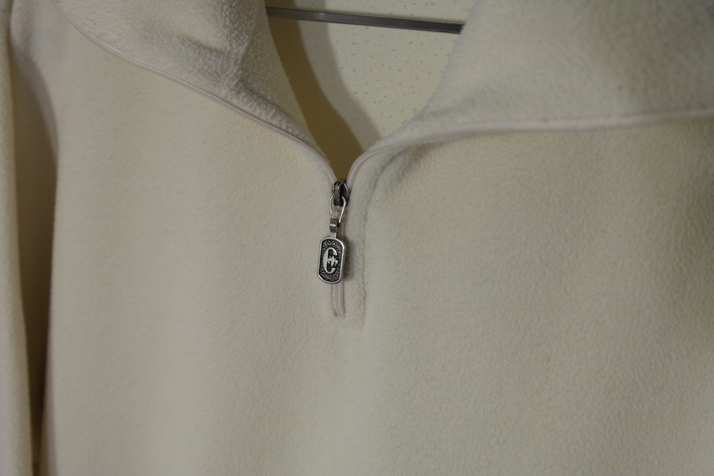 Conte of Florence Conte Of Florence 1/4 Zip Fleece Pullover Mens Size XL Cream Size US XL / EU 56 / 4 - 5 Thumbnail