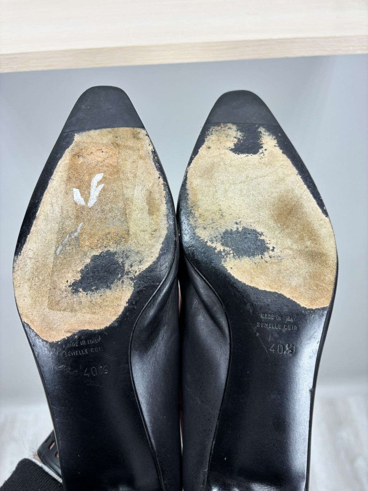 Celine Womens heels Celine Paris Size 40 1/2 Color Gray Size US 10.5 / IT 40.5 - 11 Thumbnail