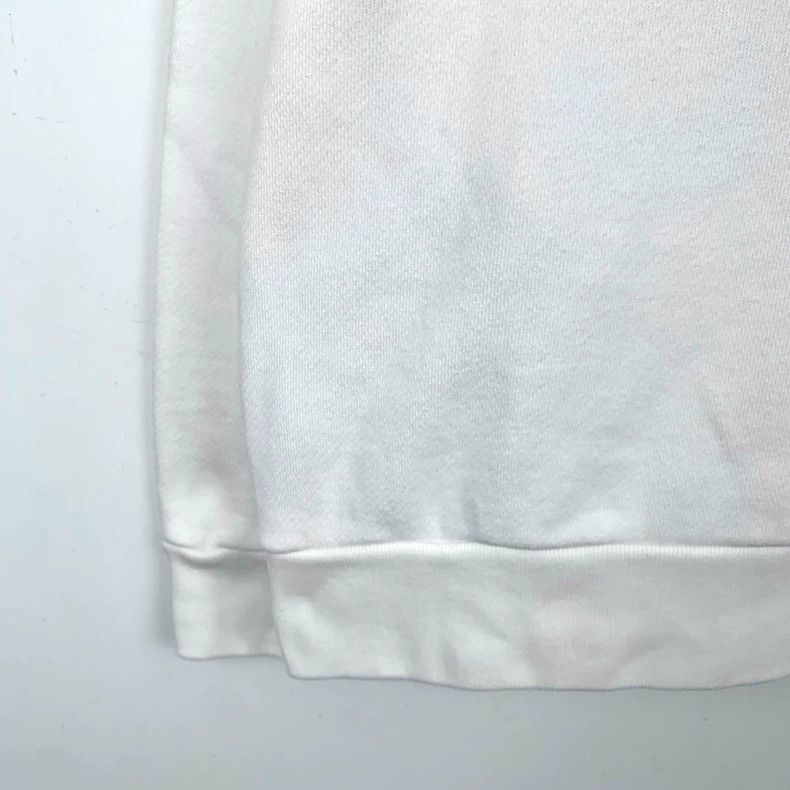 Gucci Gucci White logo printed round-neck cotton long-sleeved swe Size US S / EU 44-46 / 1 - 5 Thumbnail