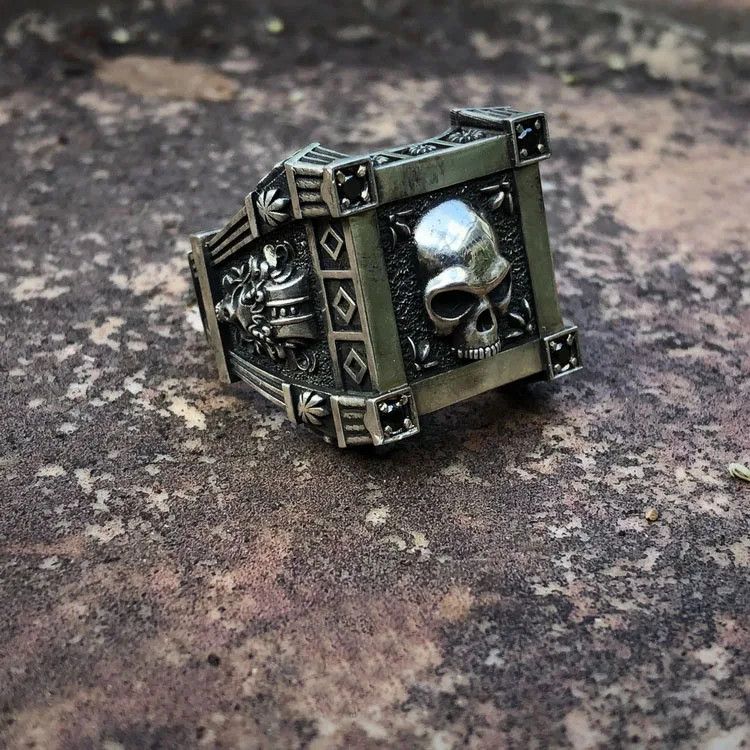 Japanese Brand × Jewelry × Vintage Seal Skull Ring Size ONE SIZE - 3 Thumbnail