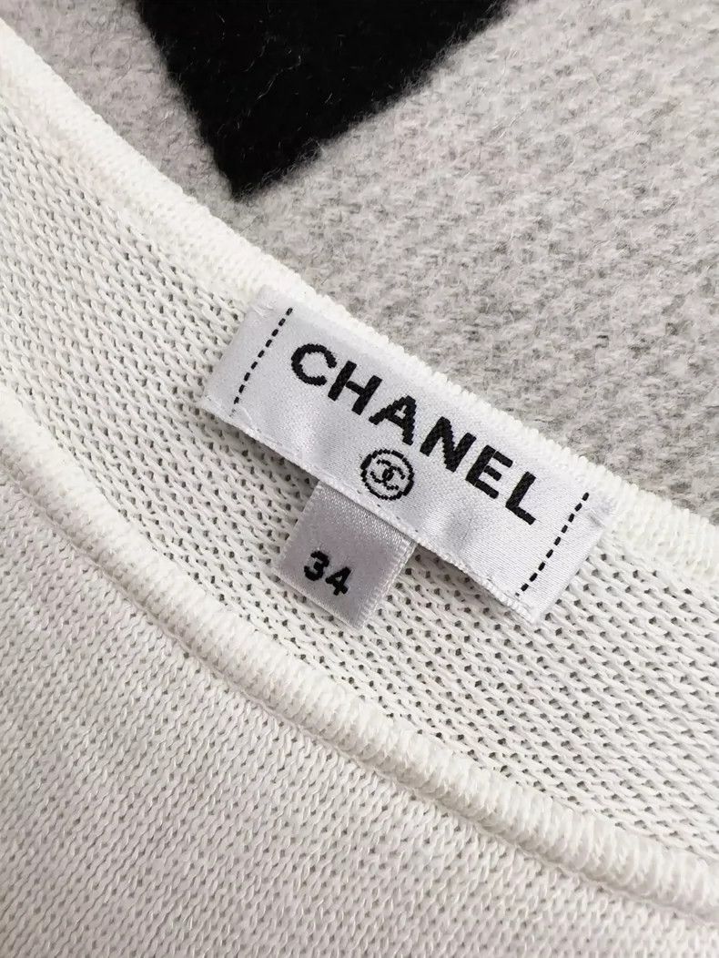 Chanel Chanel 20s beige knitted diamond buckle double C suspender Size XXS / US 00 / IT 34 - 6 Thumbnail