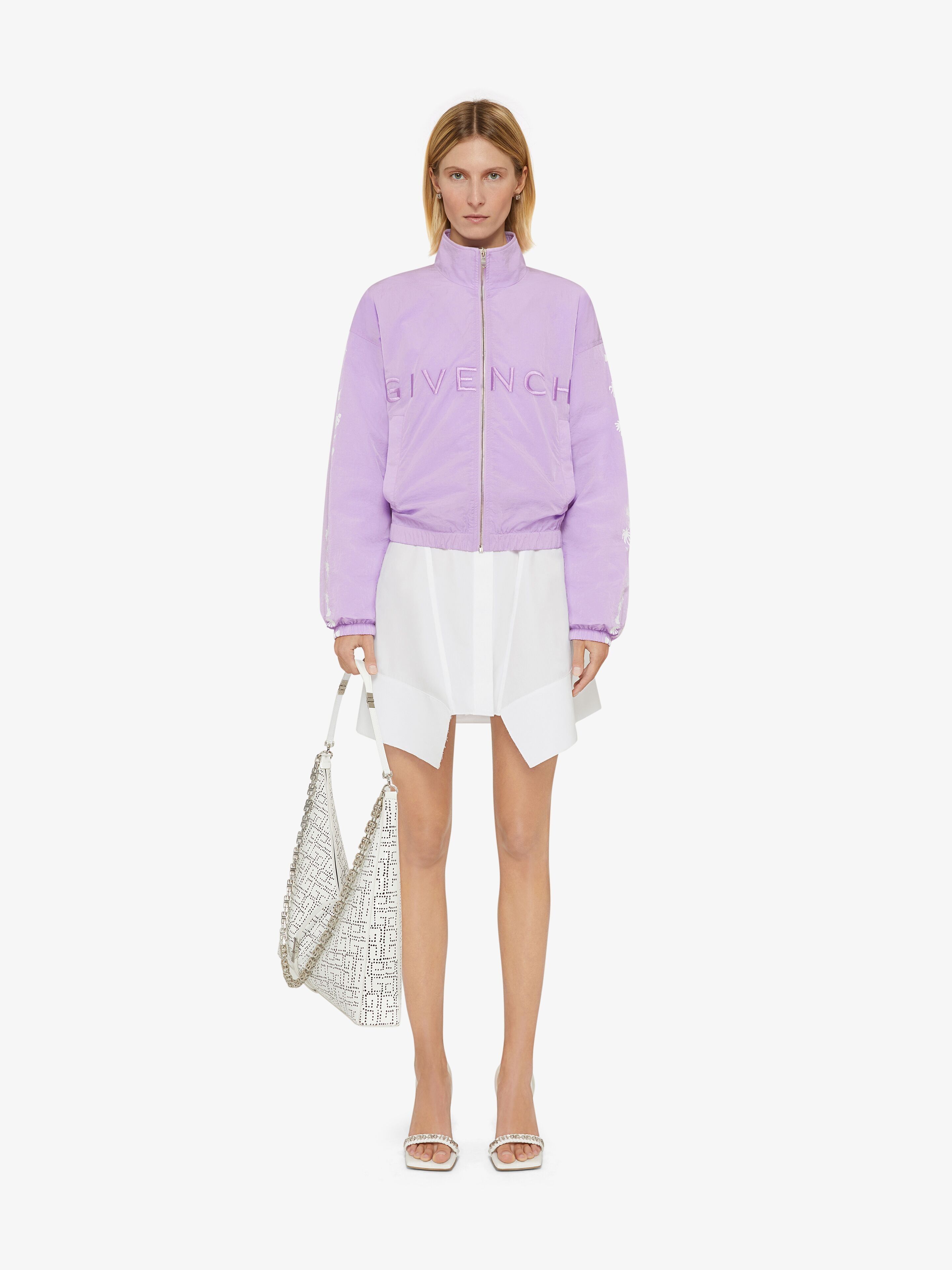 Givenchy o1y0925 Turtleneck Jacket in Lilac Size XS / US 0-2 / IT 36-38 - 4 Thumbnail