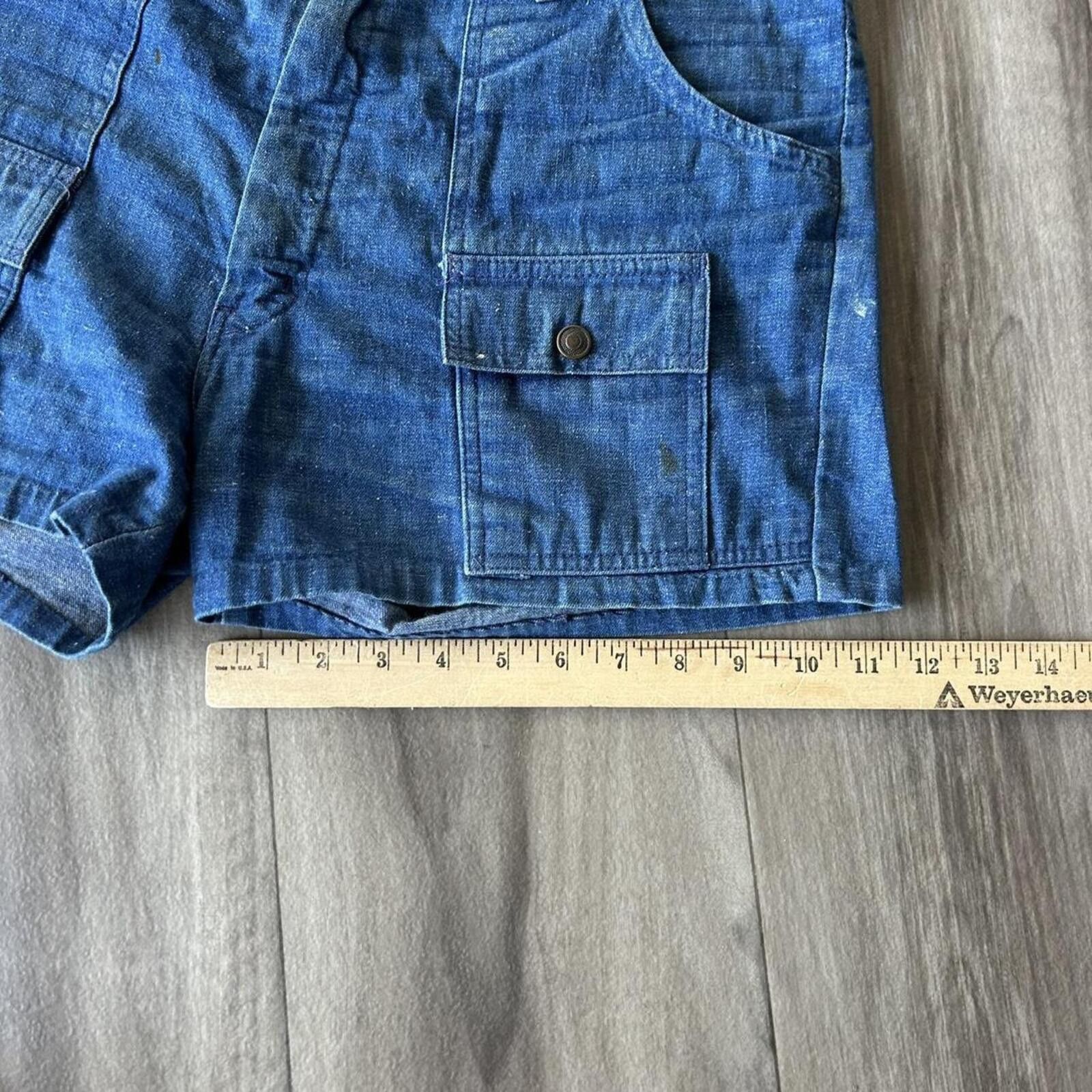 Other Vintage 70’s True Vintage Women’s Denim Shorts size 32” Size 30" / US 8 / IT 44 - 6 Thumbnail