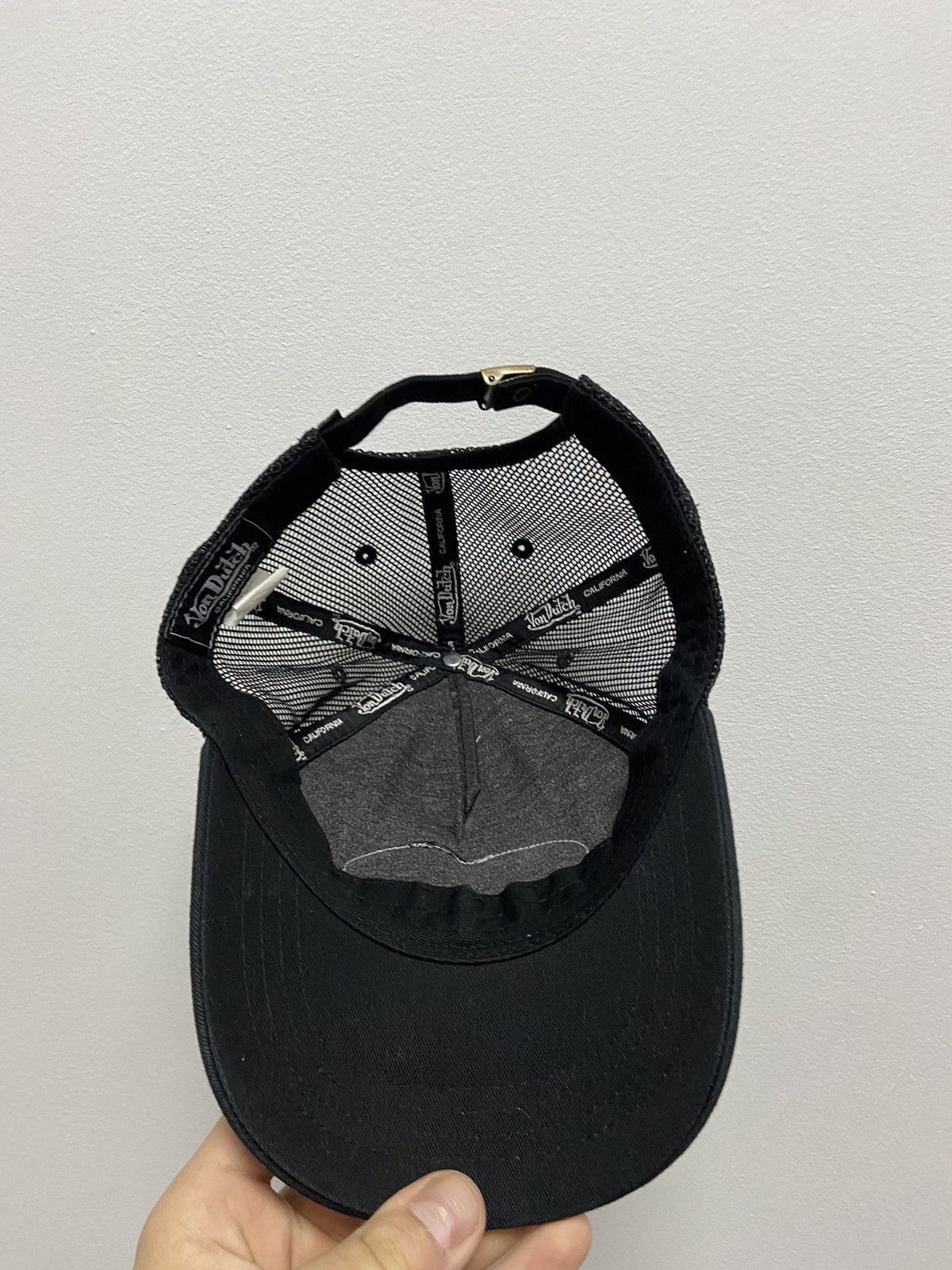 Vintage × Von Dutch Von Dutch Cap Vintage Y2K Small Logo Skate Grid Size ONE SIZE - 7 Thumbnail