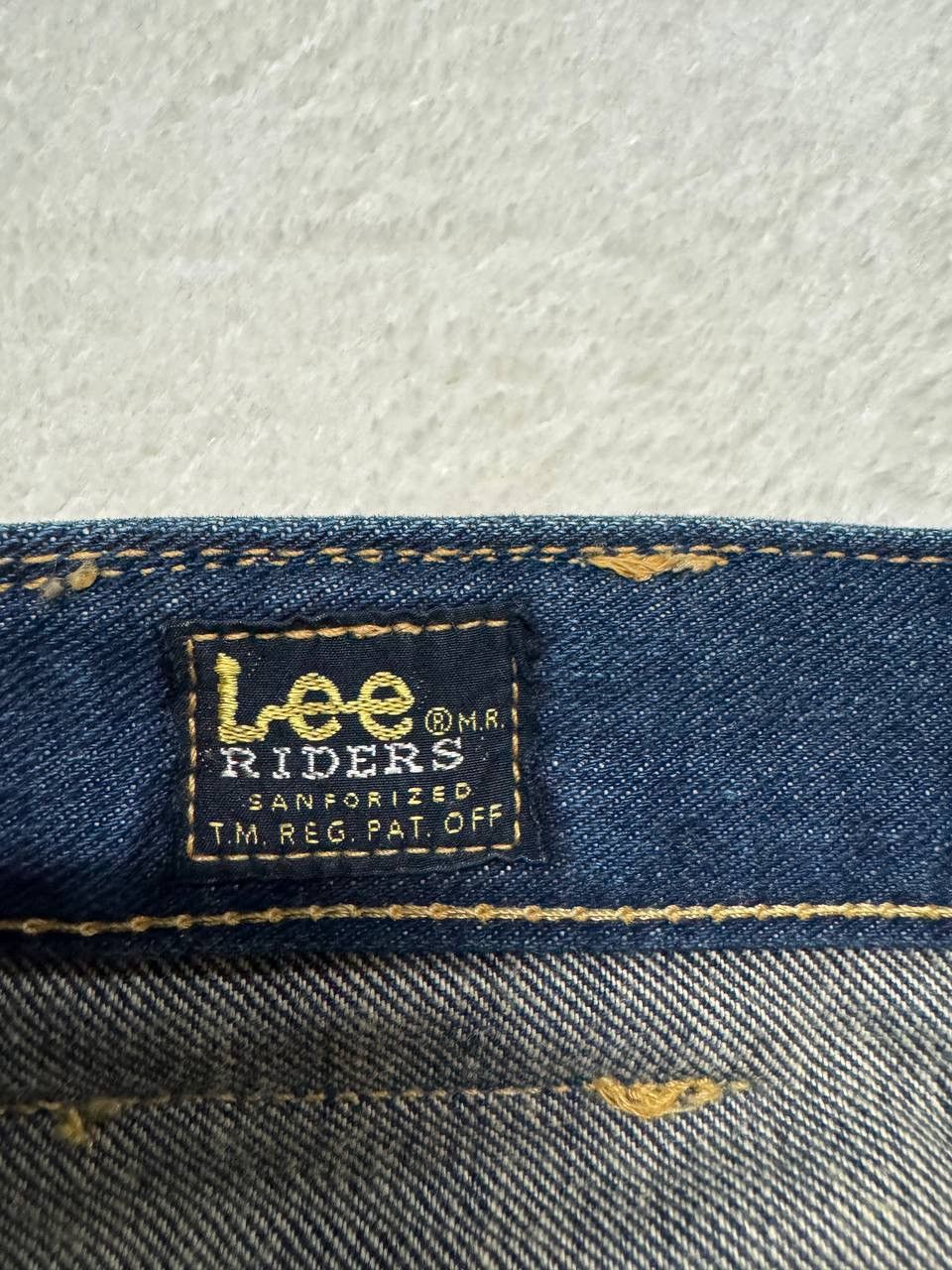 Vintage FLARE Vintage Lee Riders Insane Sand Mudwash Denim Jeans Size US 30 / EU 46 - 10 Thumbnail