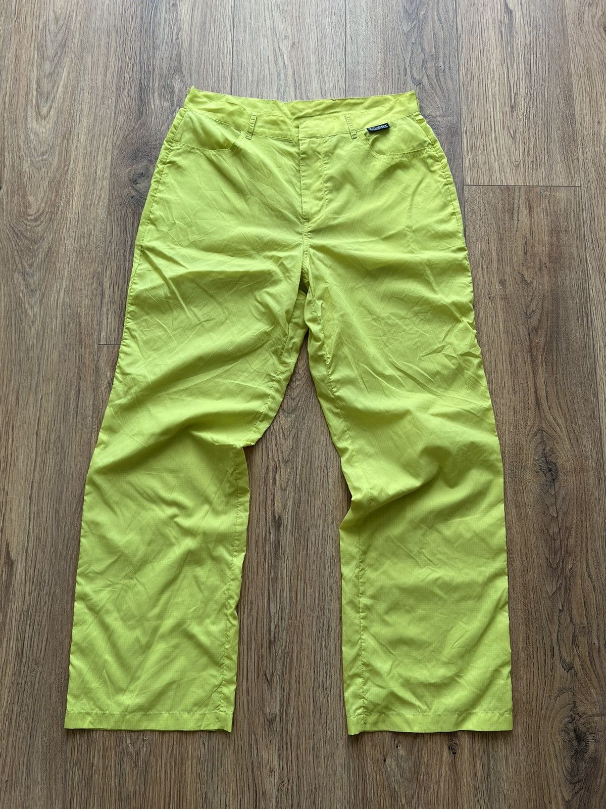 Stussy Stussy nylon neon lsd flare pants Size 26" / US 2 / IT 38 - 1 Thumbnail