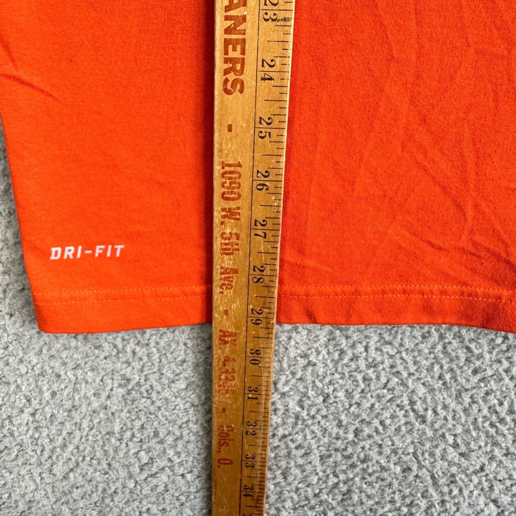 Nike Nike Clemson Tigers Death Valley T-Shirt Short Sleeve Mens Medium Orange Dri Fit Crew Neck Breathing Fabric Shirt Size US M / EU 48-50 / 2 - 6 Thumbnail