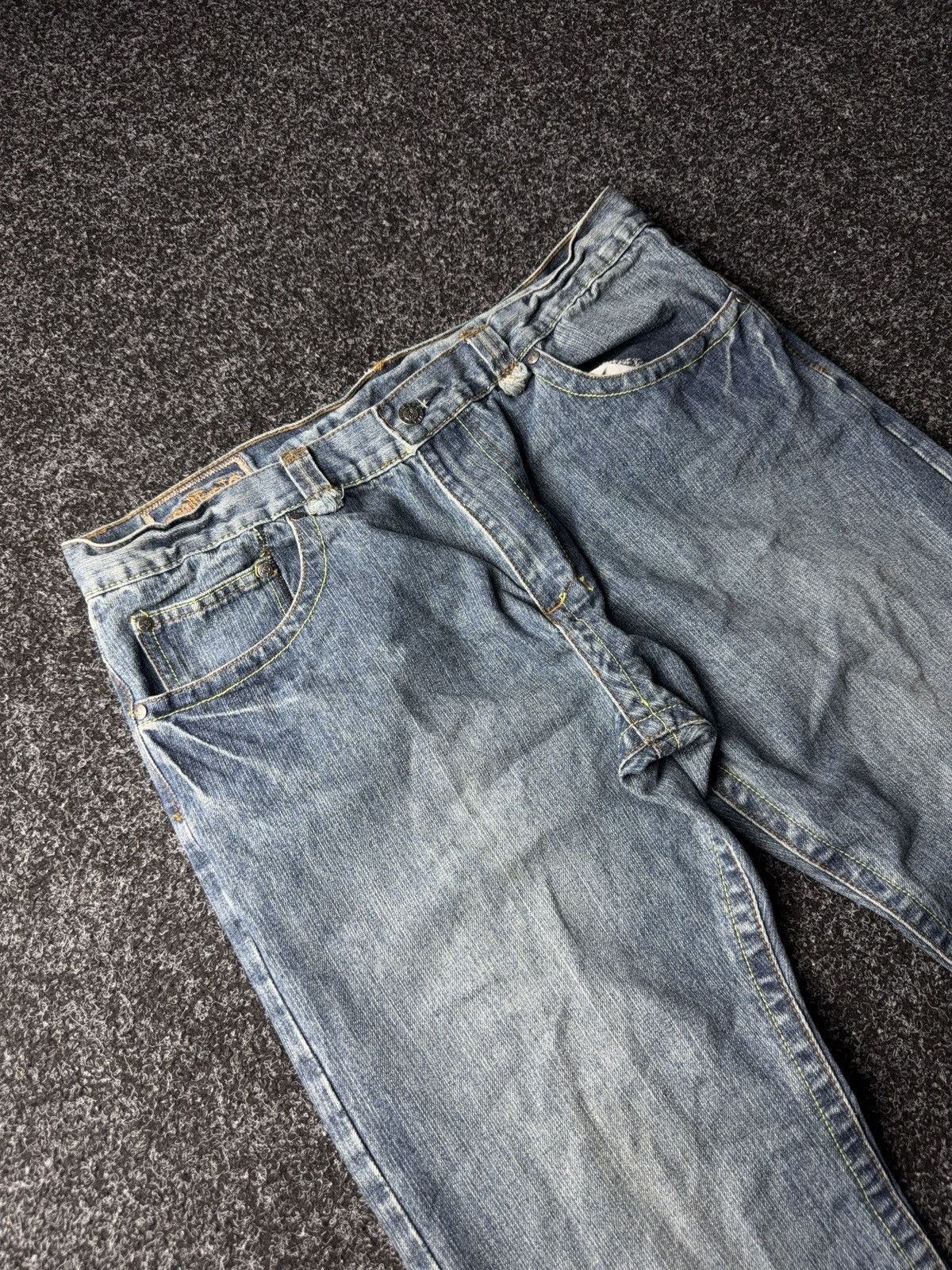 No Fear Vintage 90s No Fear Retro Y2K Baggy Denim pants jeans Size US 37 - 4 Thumbnail