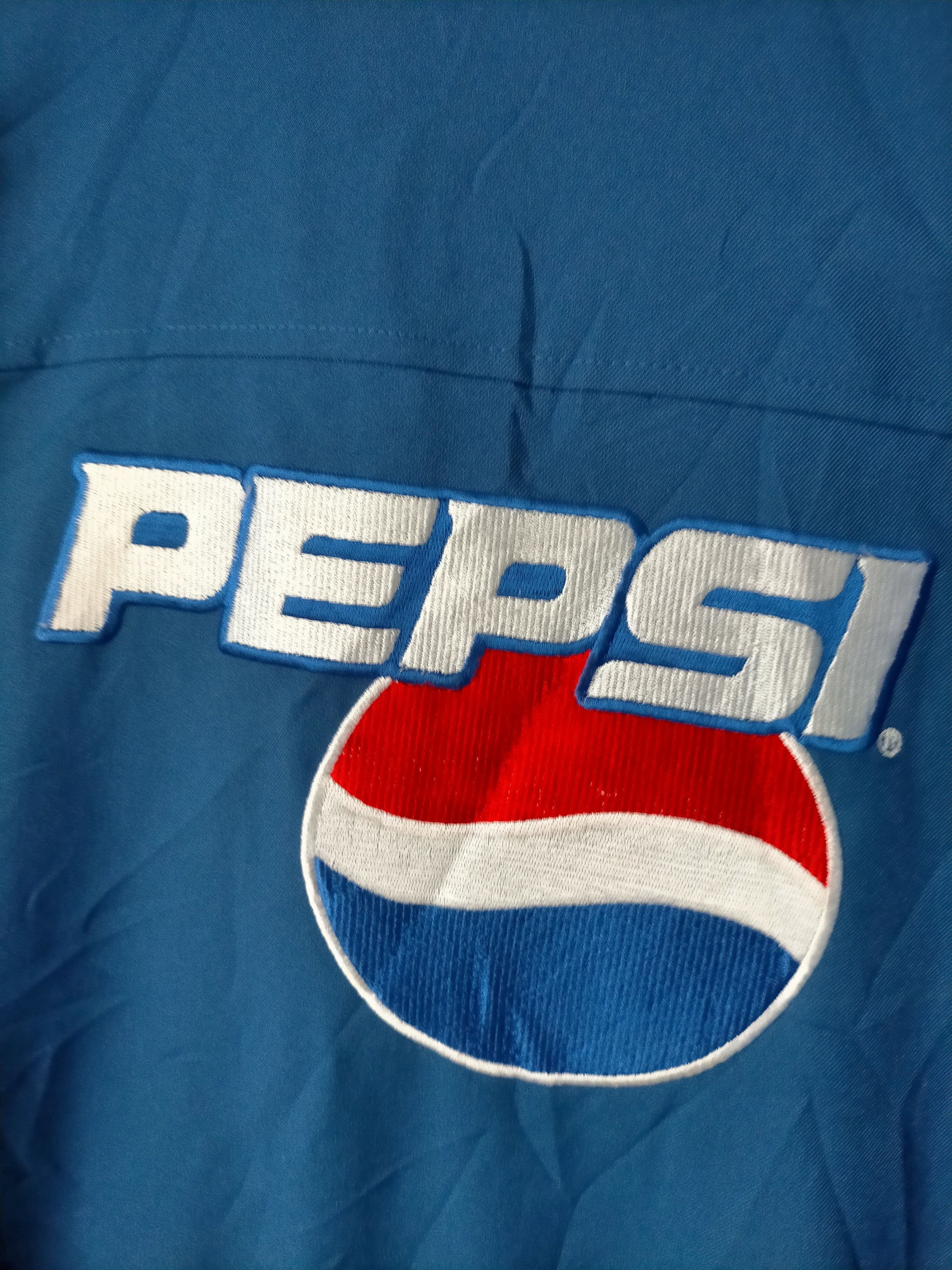 Pepsi Vintage PEPSI Workwear Embroidered Zipped Jacket Size US XXL / EU 58 / 5 - 15 Thumbnail