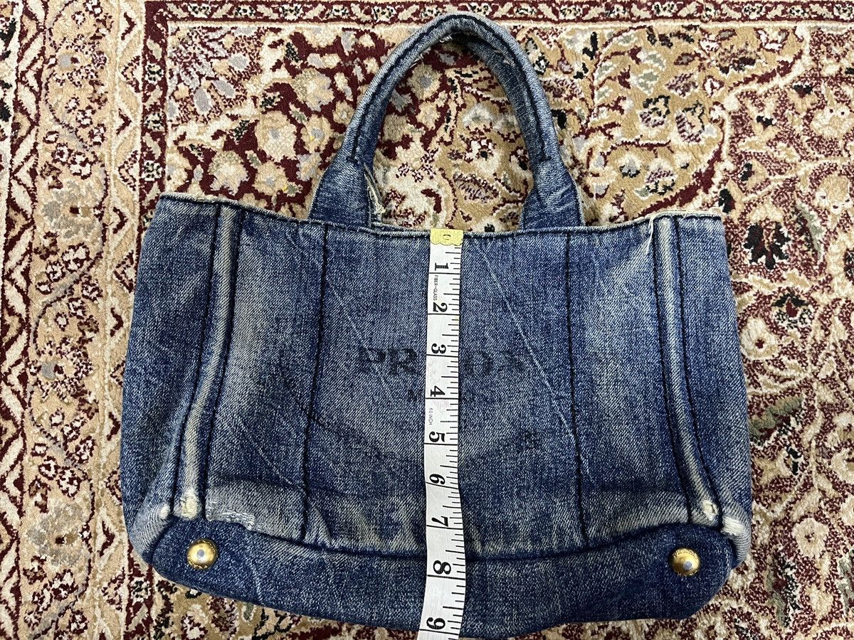 Prada PRADA Canapa Denim Handbag/Tote Size ONE SIZE - 19 Thumbnail