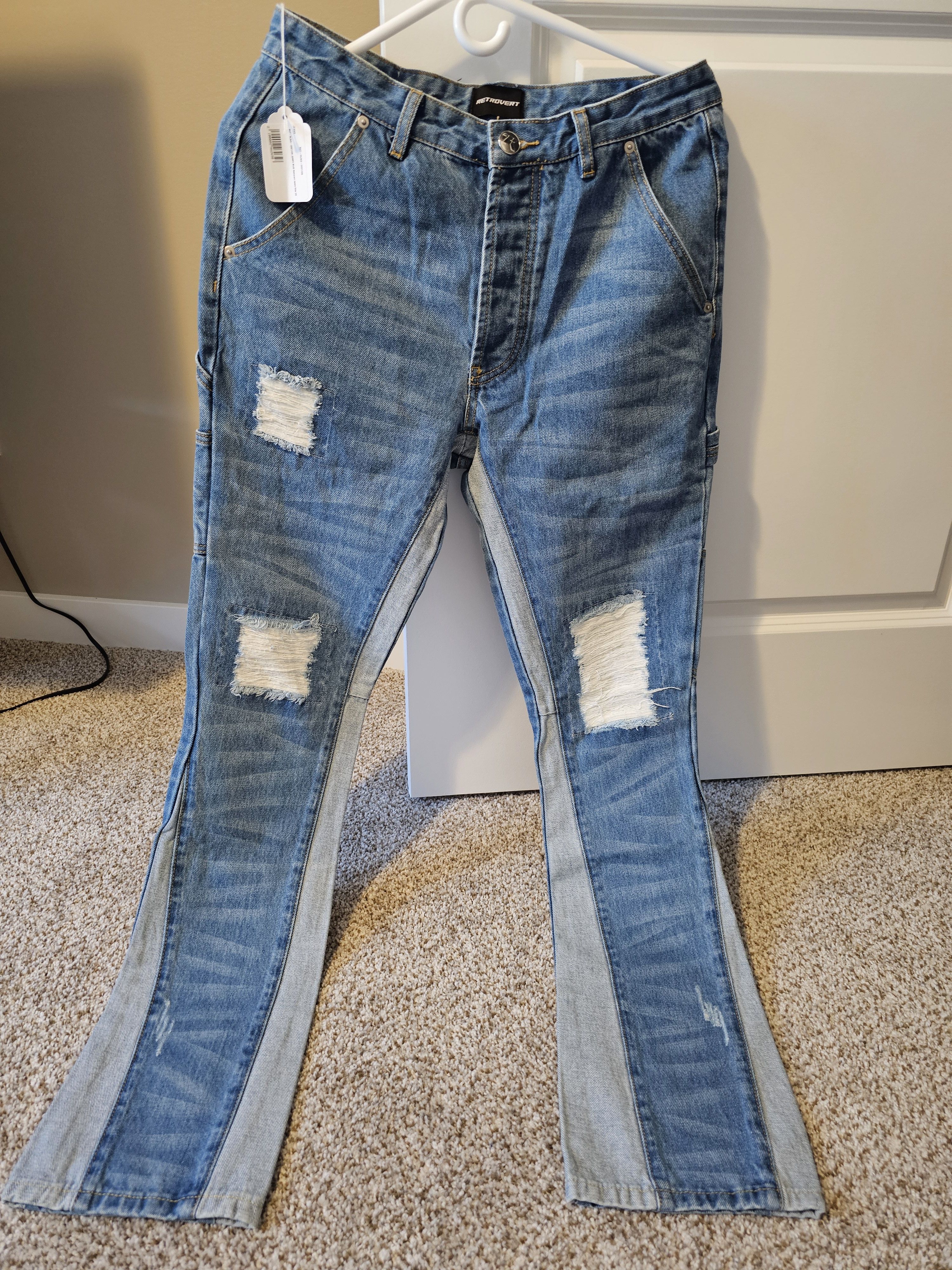 RETROVERT Retrovert distressed jeans Size US 30 / EU 46 - 2 Thumbnail