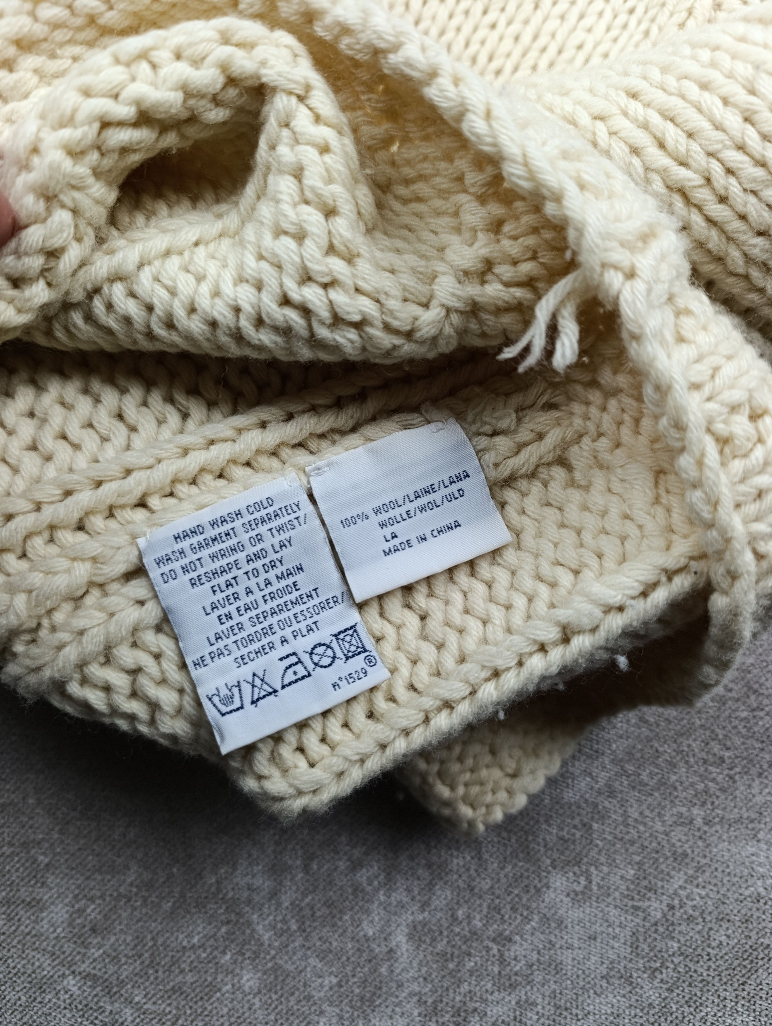 Polo Ralph Lauren VINTAGE POLO RALPH LAUREN HAND KNIT WOOL WOMENS SWEATER Size L / US 10 / IT 46 - 11 Thumbnail