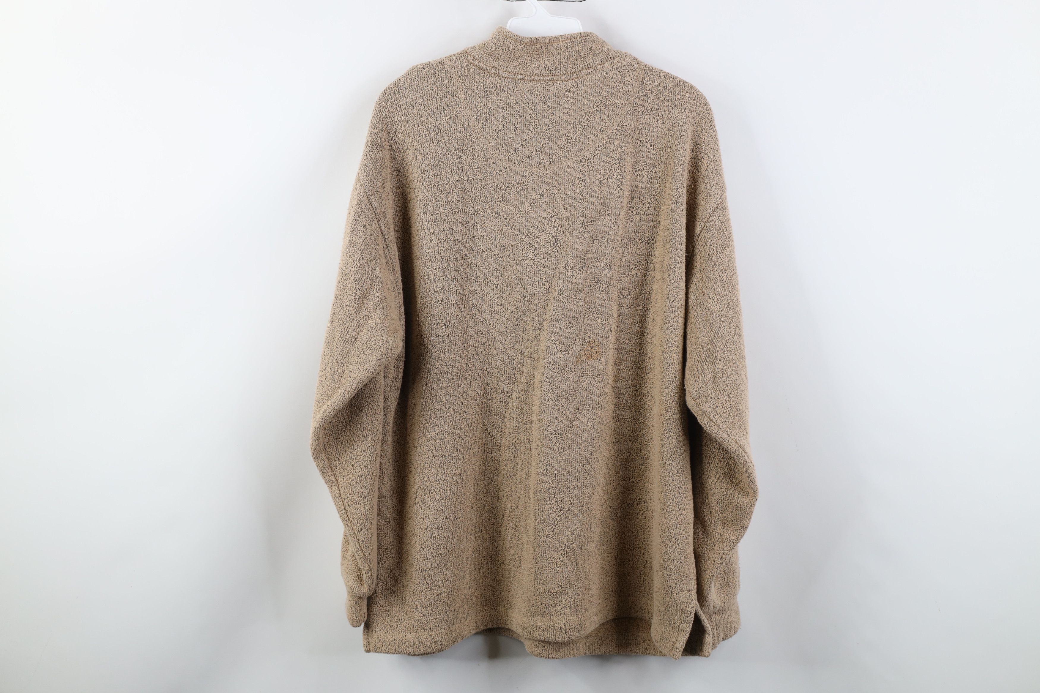 Vintage Vintage 90s Streetwear Blank Knit 1/4 Half Zip Sweater USA Size M / US 6-8 / IT 42-44 - 12 Thumbnail