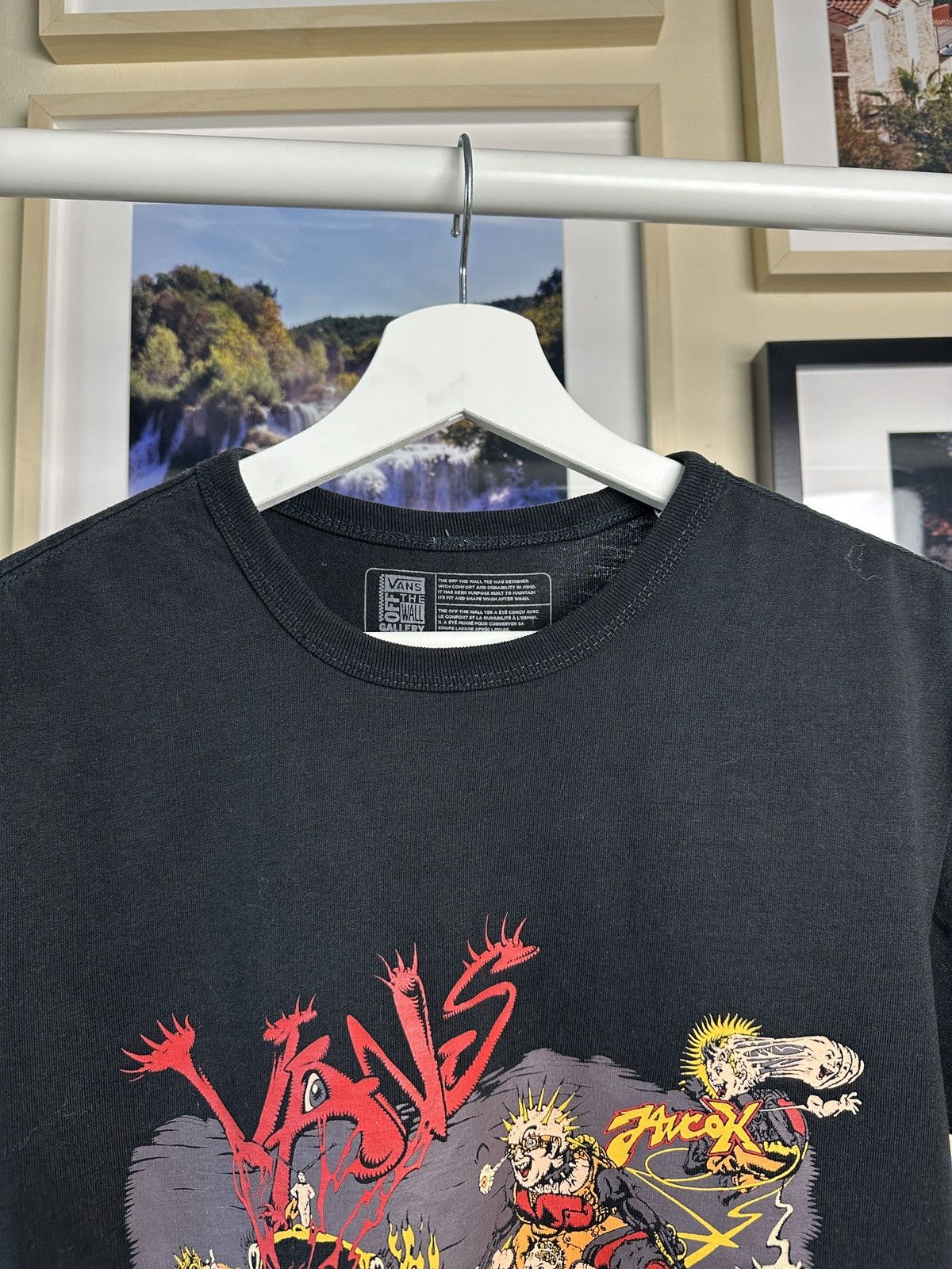 Vans Vans - Off The Wall Gallery Dwiky Ka Black - T-Shirt Size US S / EU 44-46 / 1 - 2 Thumbnail