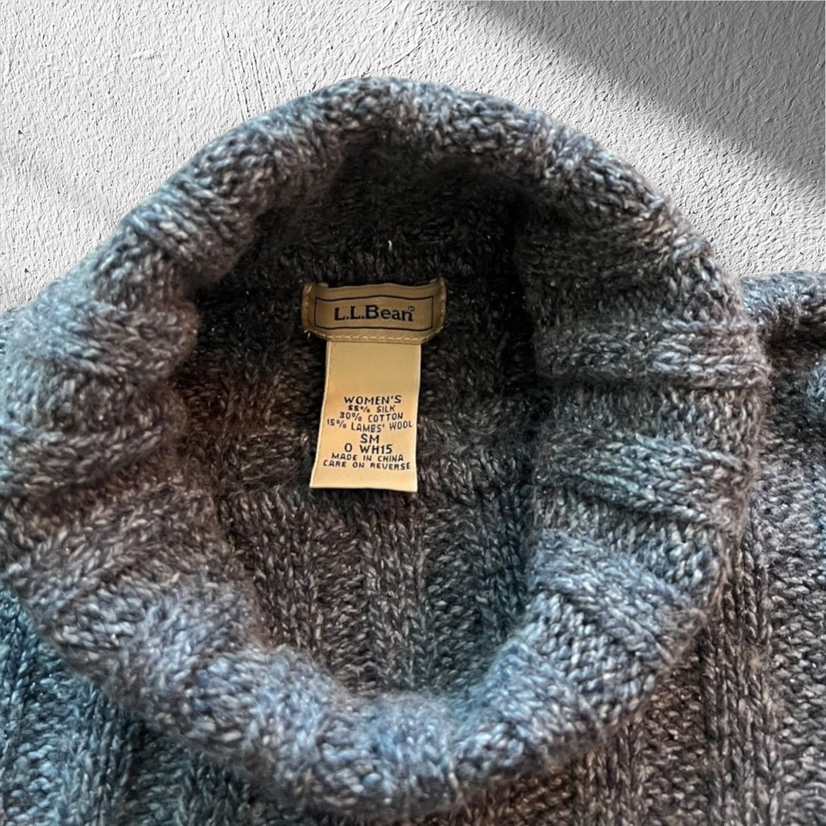 L.L. Bean LL Bean Women’s Turtleneck Pullover Silk/Cotton Blend Small Size S / US 4 / IT 40 - 4 Thumbnail