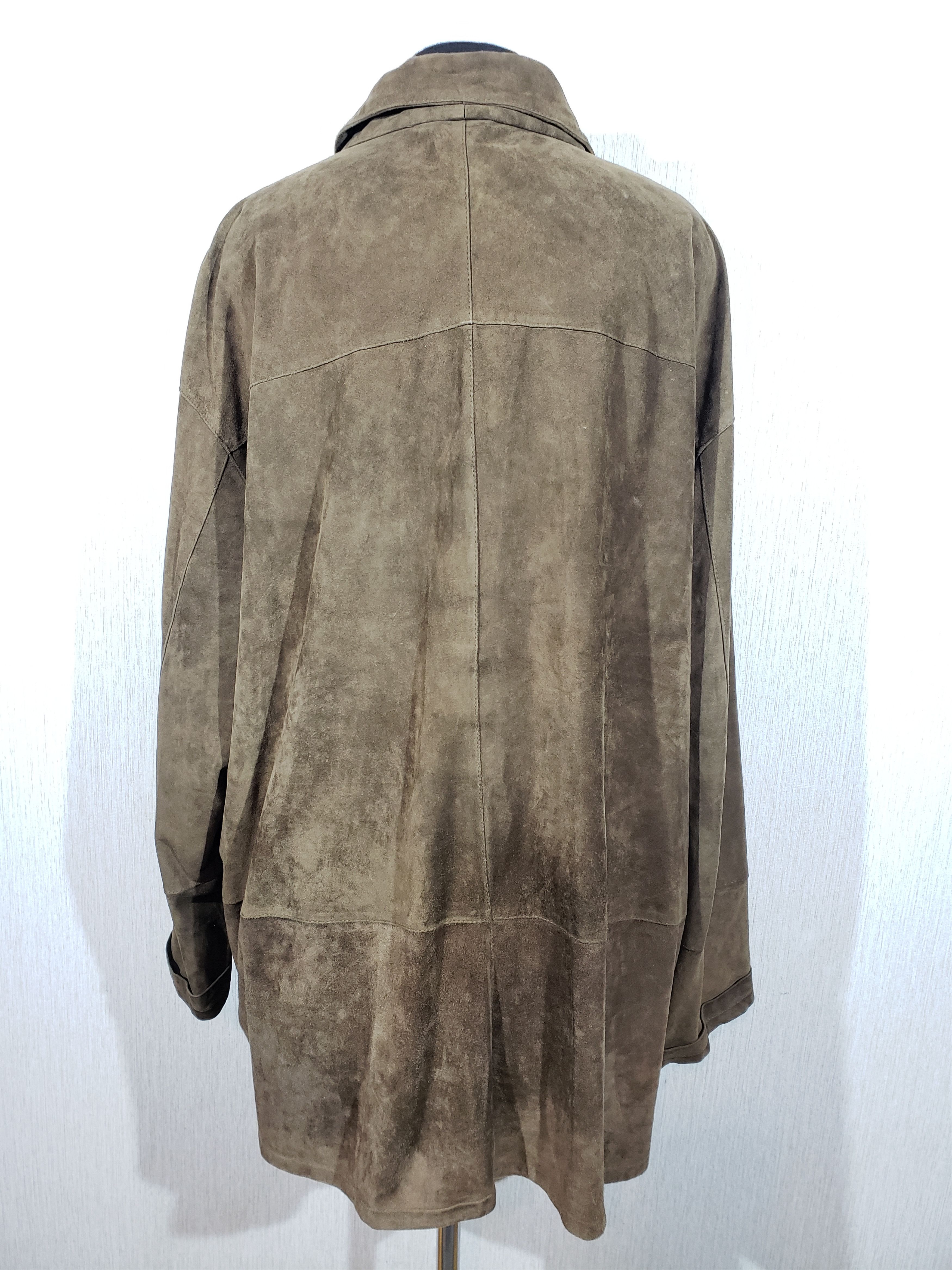 Other Brown suede men's shirt. Size US XXL / EU 58 / 5 - 4 Thumbnail