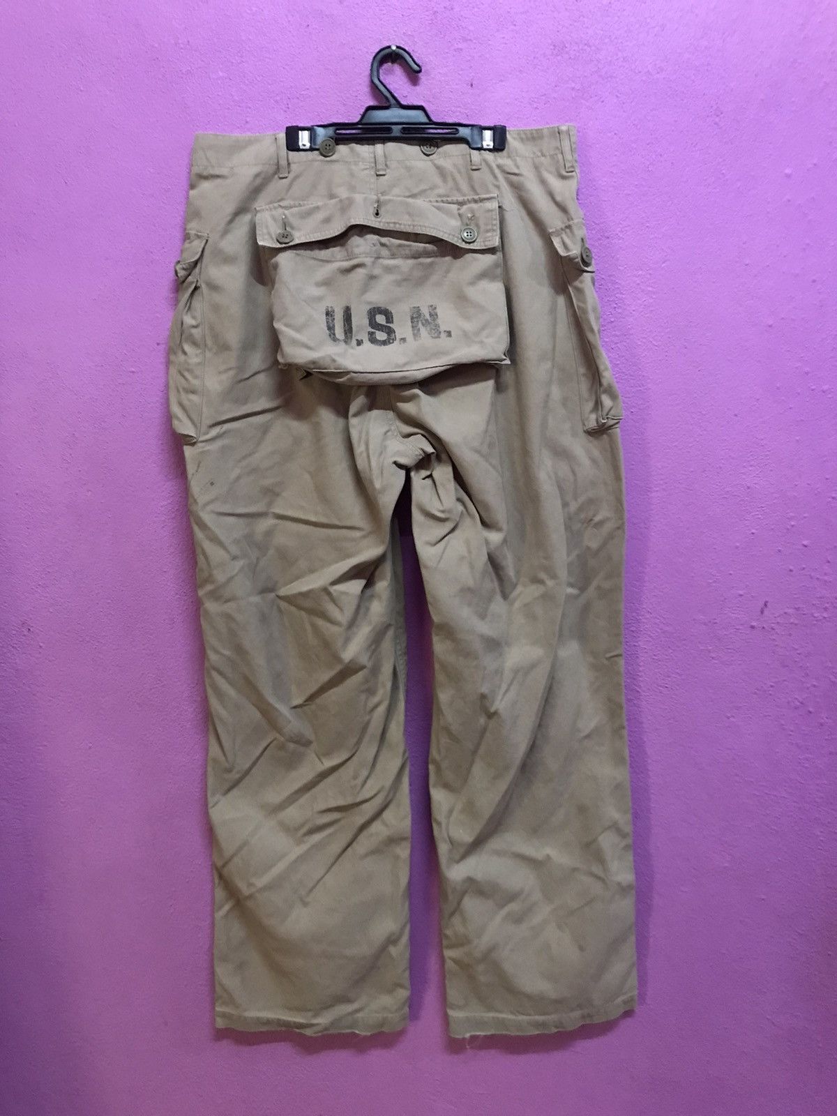 Other Vintage USN Military Monkey Pants Size US 35 - 1 Thumbnail