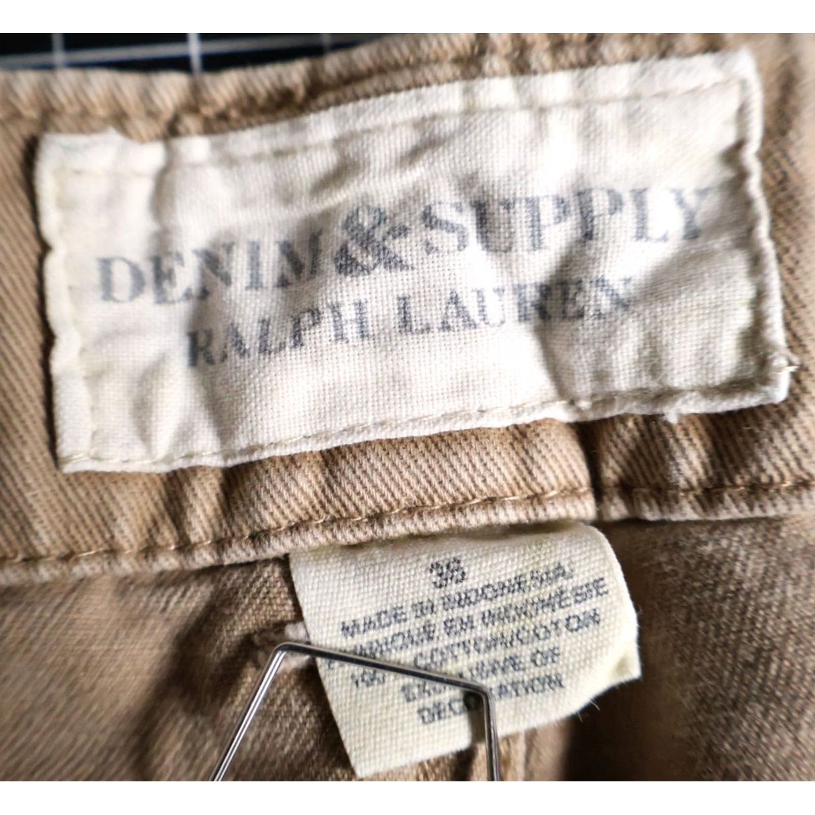 Vintage VINTAGE Denim & Supply Ralph Lauren Cargo Shorts Mens 38 Beige Fatigues Military VTG Size US 38 / EU 54 - 3 Thumbnail