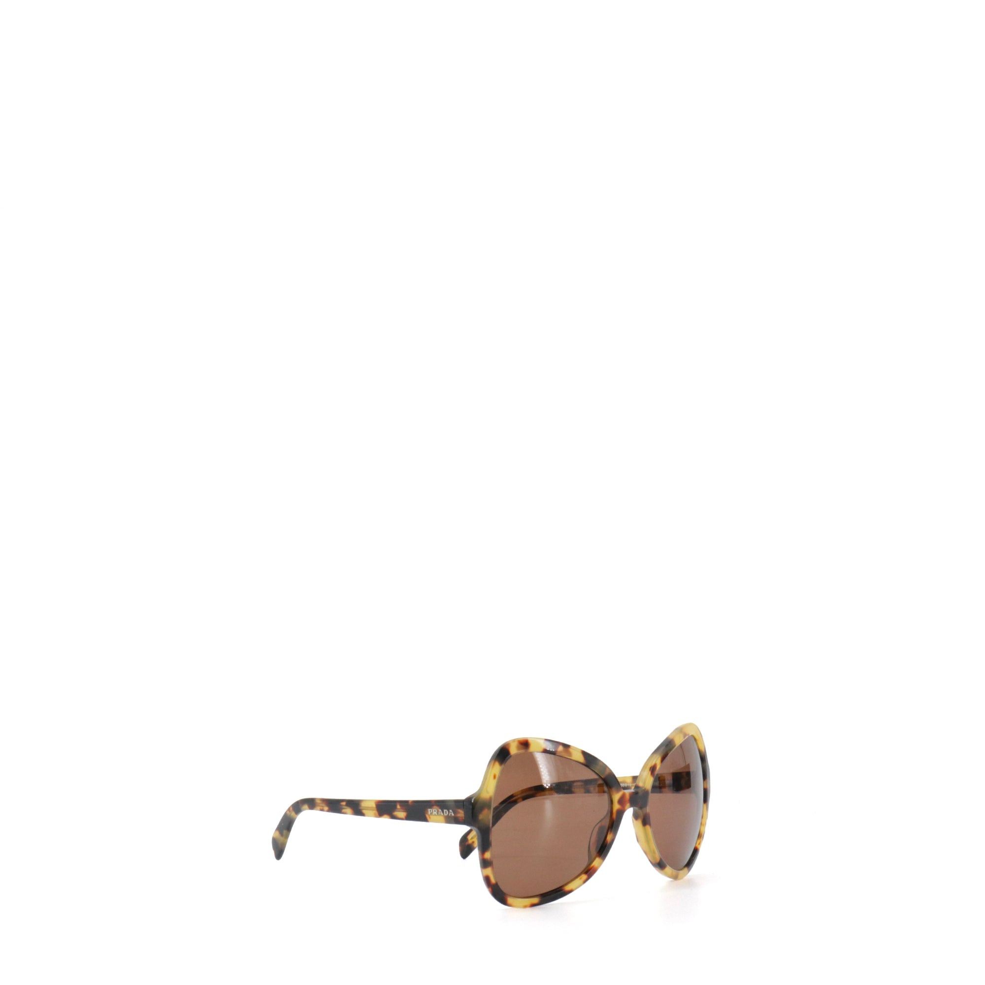 Prada PRADA - Prada tortoiseshell plastic sunglasses Size ONE SIZE - 1 Thumbnail