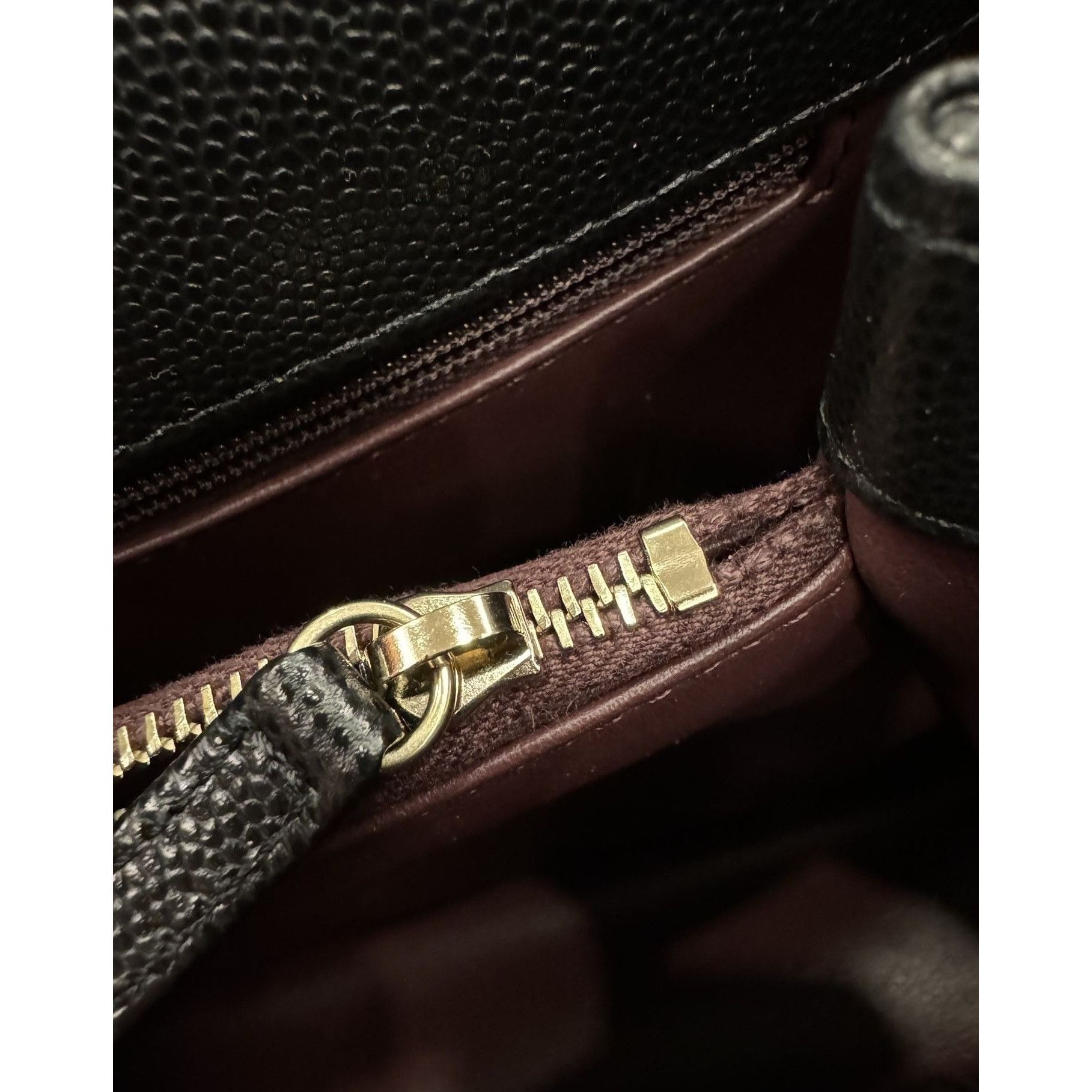 Chanel Chanel Large Flap Bag with Top Handle Grained Calfskin & Gol Size ONE SIZE - 18 Thumbnail