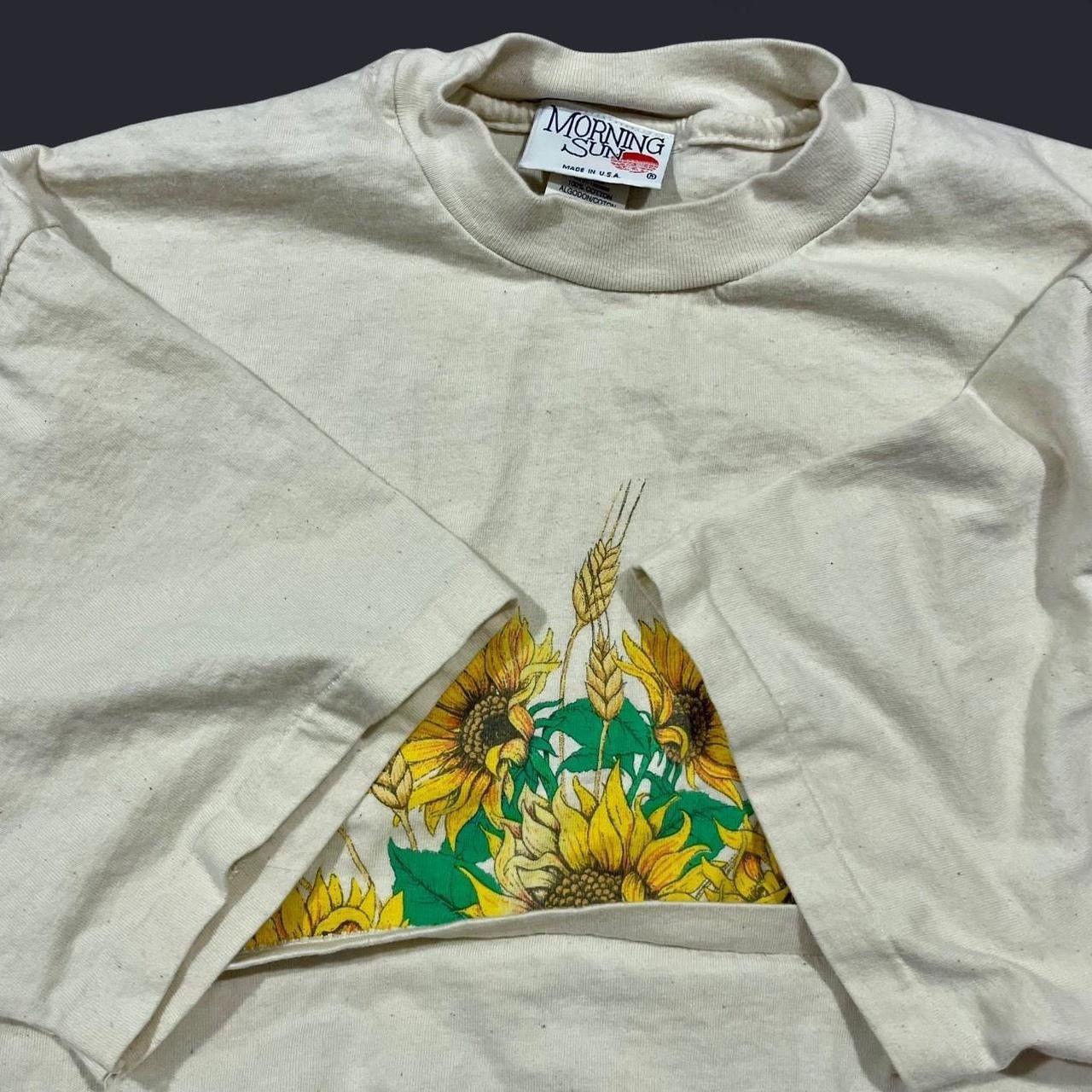 Vintage Vintage 90’s Sunflower Gardening Nature T-Shirt Size US XL / EU 56 / 4 - 5 Thumbnail