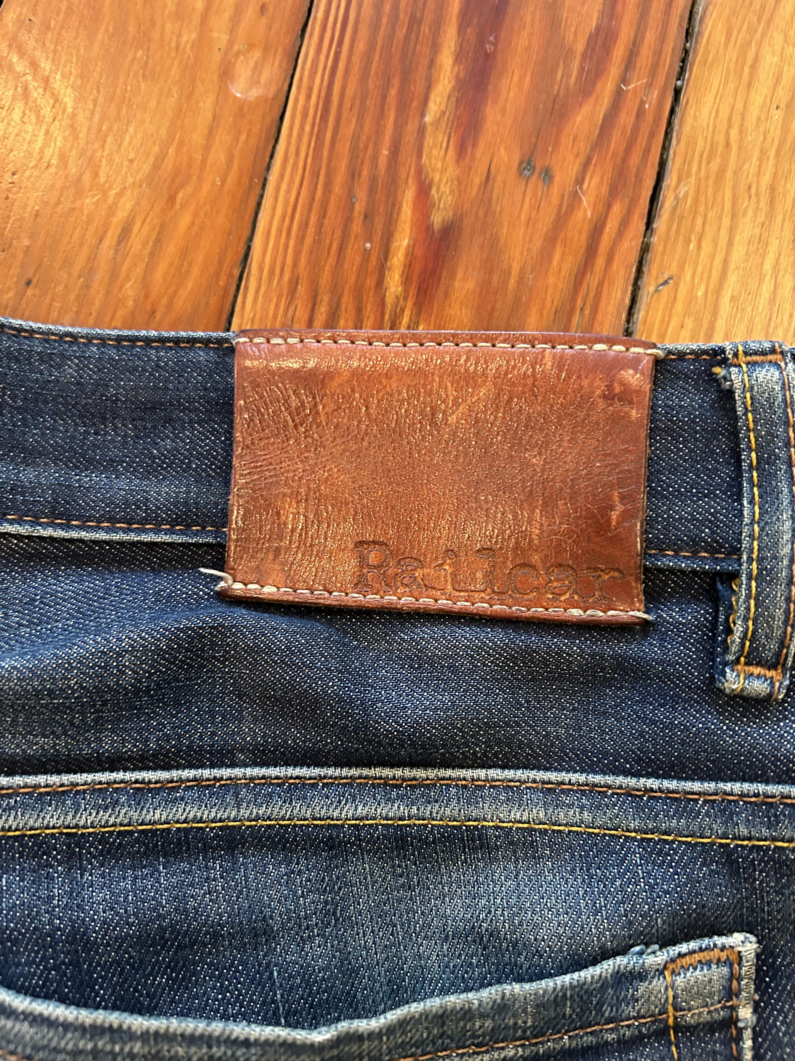 Railcar Fine Goods Railcar Straight Leg Raw Selvedge Denim Jeans Size US 35 - 18 Thumbnail