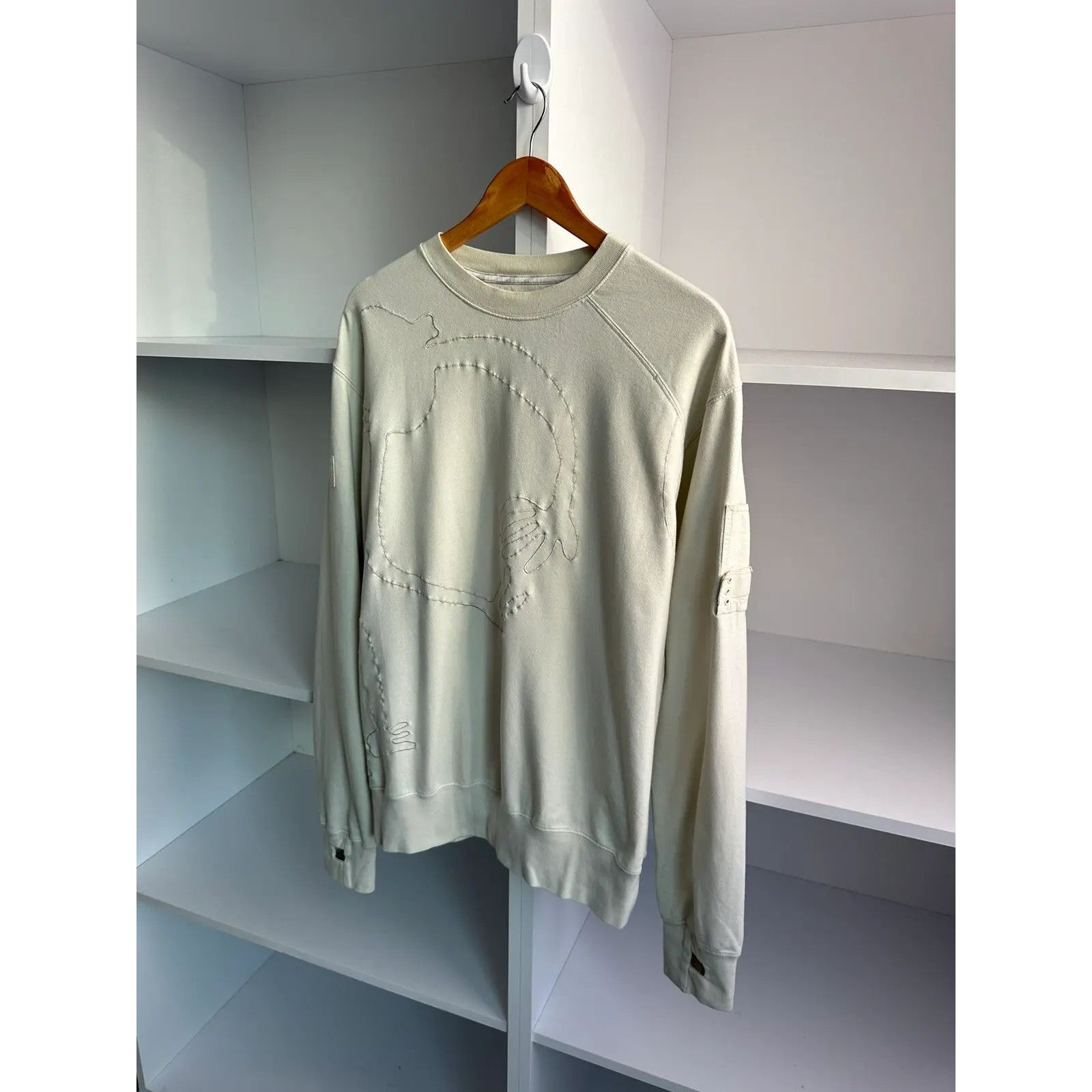 Maharishi VTG Maharishi Avant Garde Archival Beige Sweatshirt Size US M / EU 48-50 / 2 - 7 Thumbnail