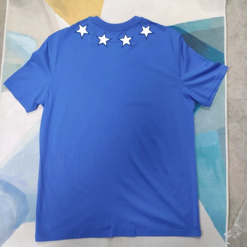 Givenchy Givenchy Flock Collar Starry Blue Short Sleeve T-Shirt Size US L / EU 52-54 / 3 - 2 Thumbnail